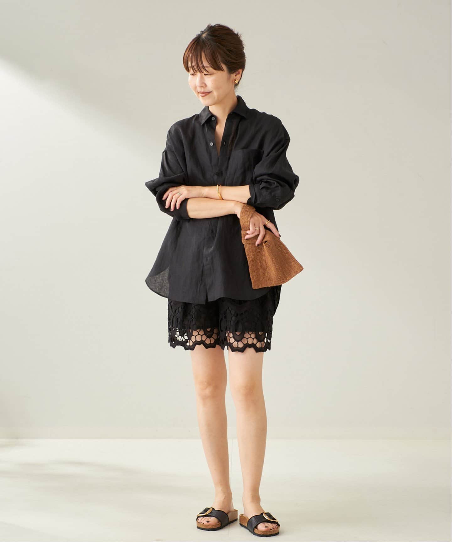Plage 24AW SOFT WOOL ショートパンツ ブラック 38 Plage 24AW SOFT WOOL ショートパンツ ブラック 38 レディース