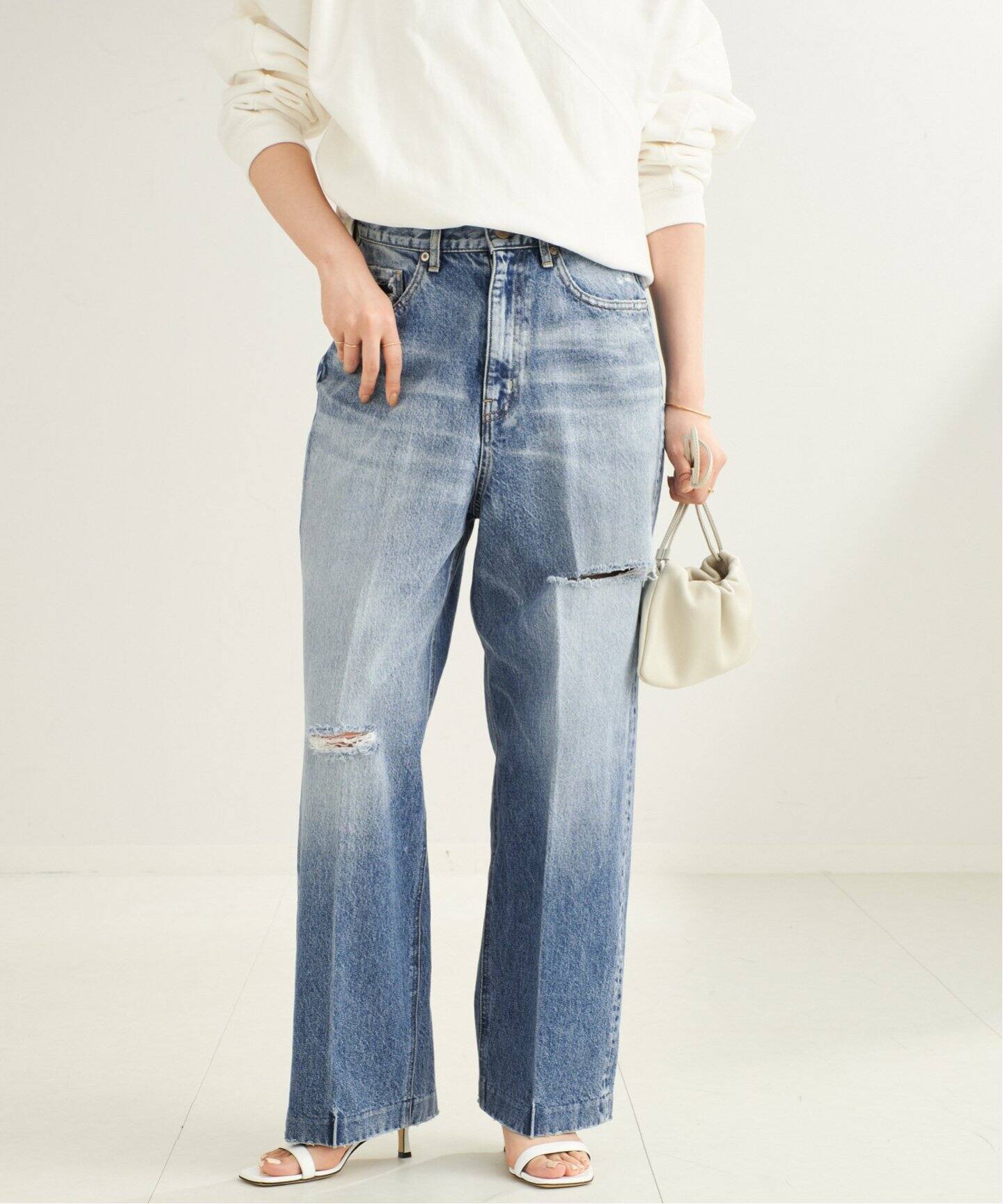 Plage 【NEPLA./ネプラ】 ワイドデニム 26 セール】【NEPLA./ネプラ】別注 WIDE デニムパンツ（デニム