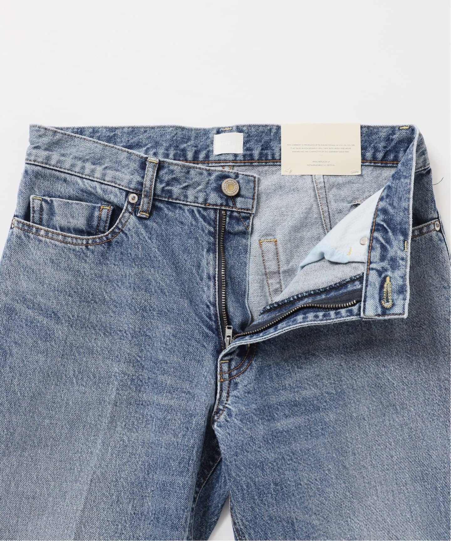 Plage プラージュ DENIM SEMI FLARED パンツ グレー プラージュ Plage CINCH BACK DENIM パンツ （ブルー B