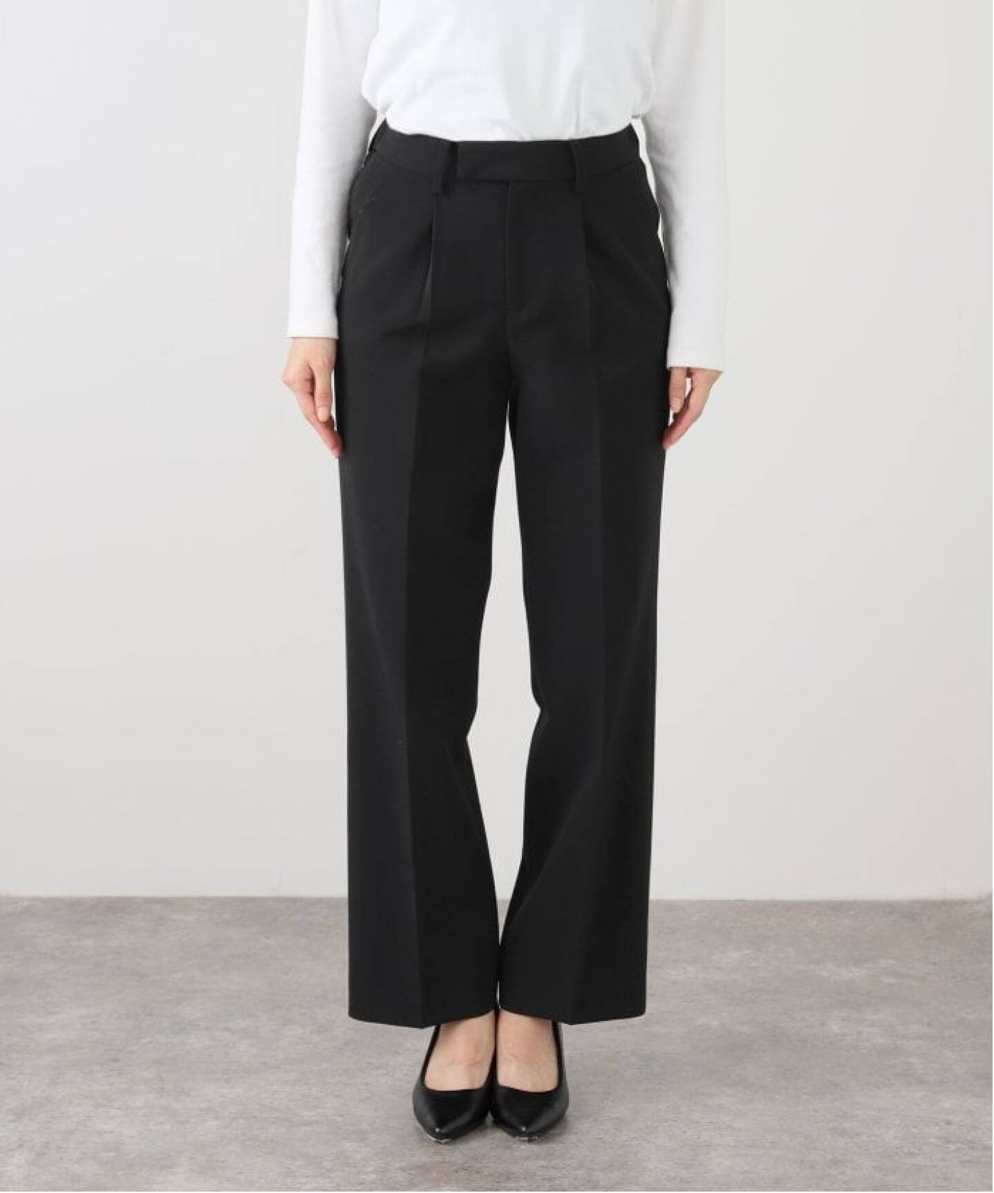 追加》ダブルクロス ストレッチパンツ（スラックス）｜VERMEIL par