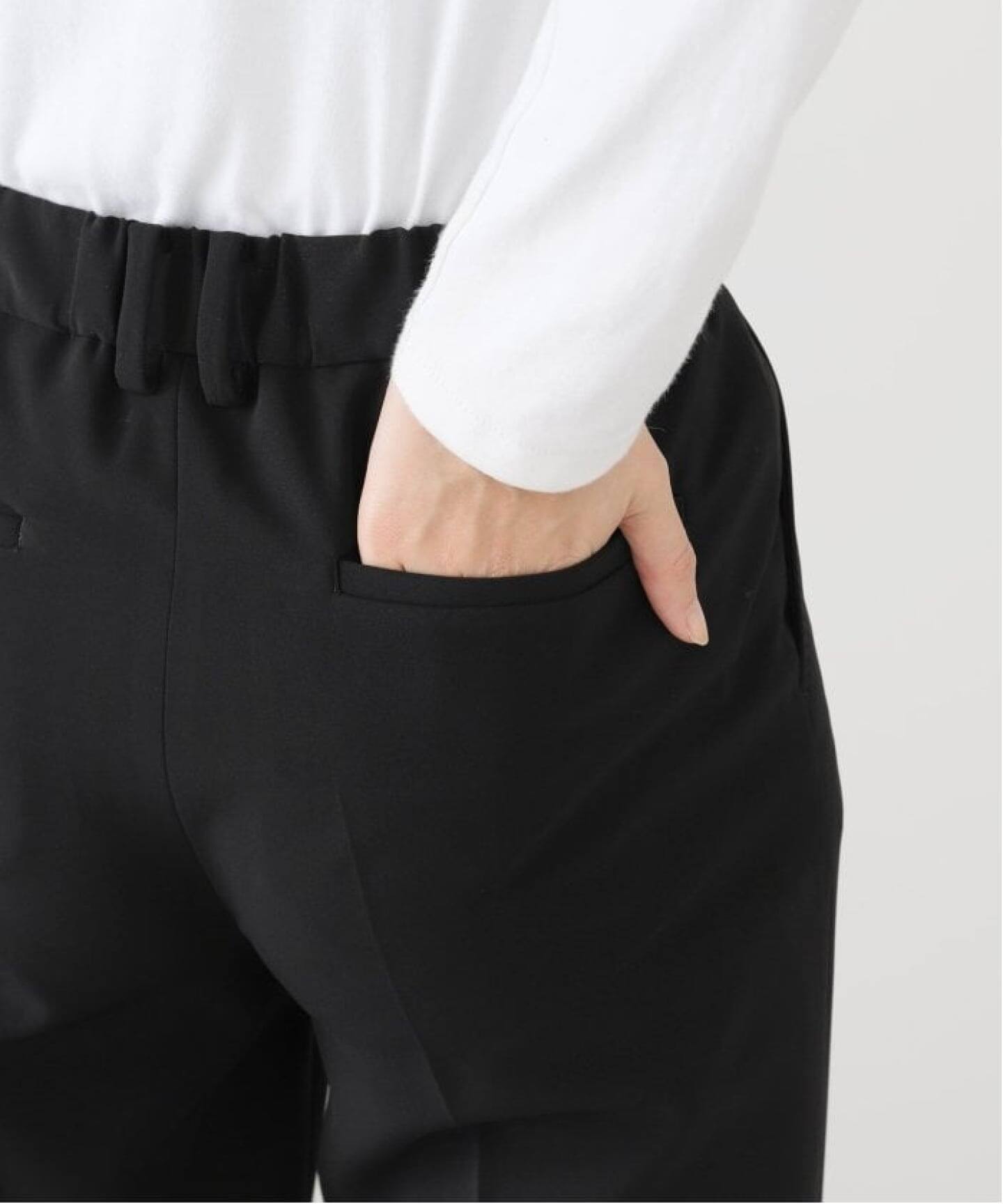 追加》ダブルクロス ストレッチパンツ（スラックス）｜VERMEIL par