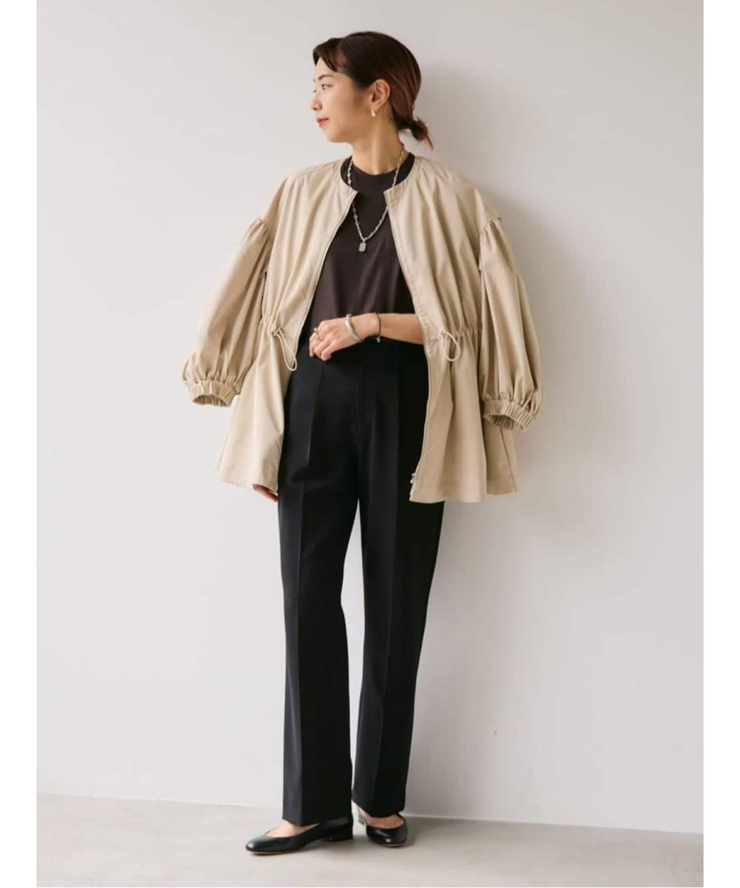 追加2》ダブルクロスストレッチパンツ（スラックス）｜VERMEIL par