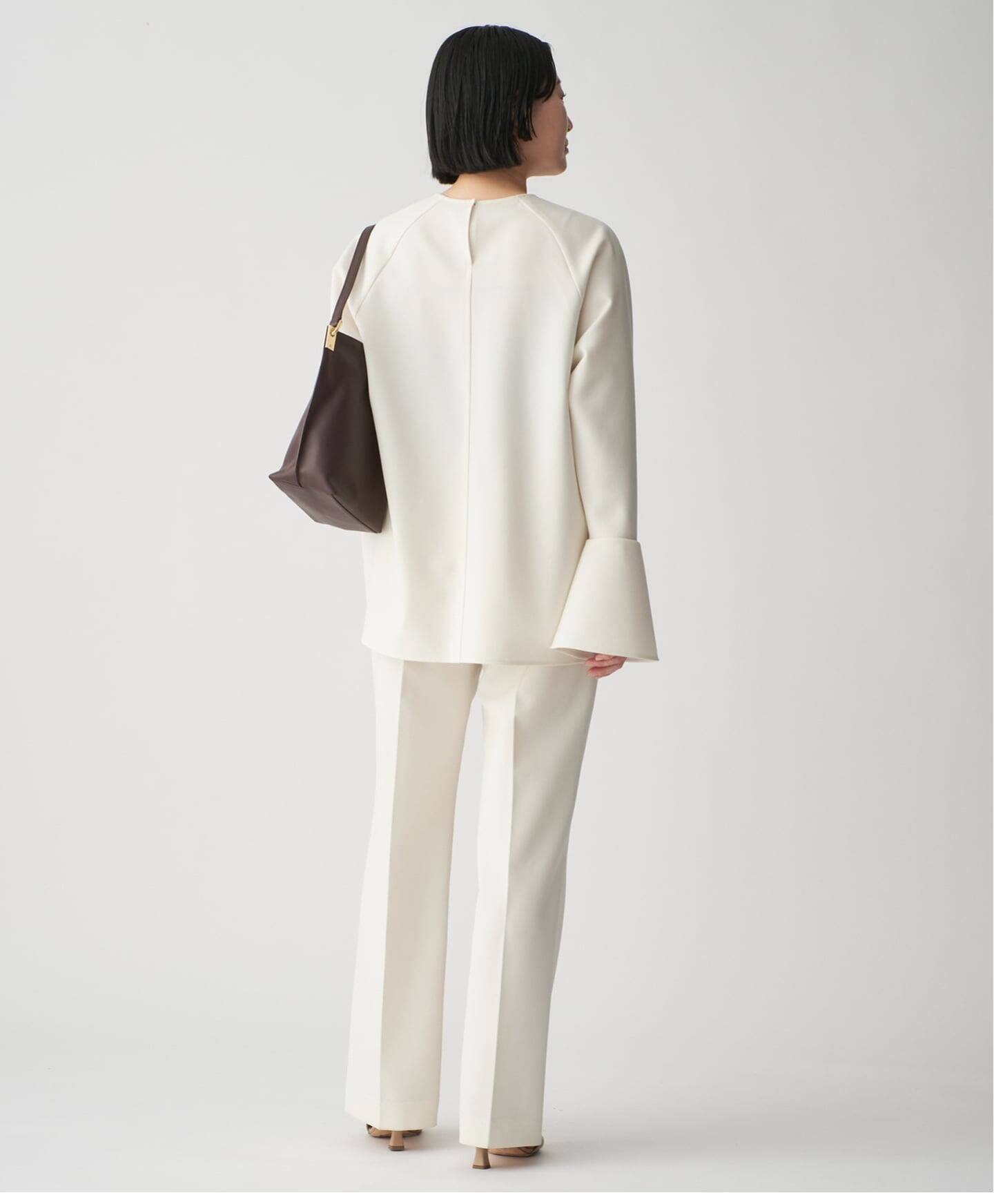 追加2》ダブルクロスストレッチパンツ（スラックス）｜VERMEIL par