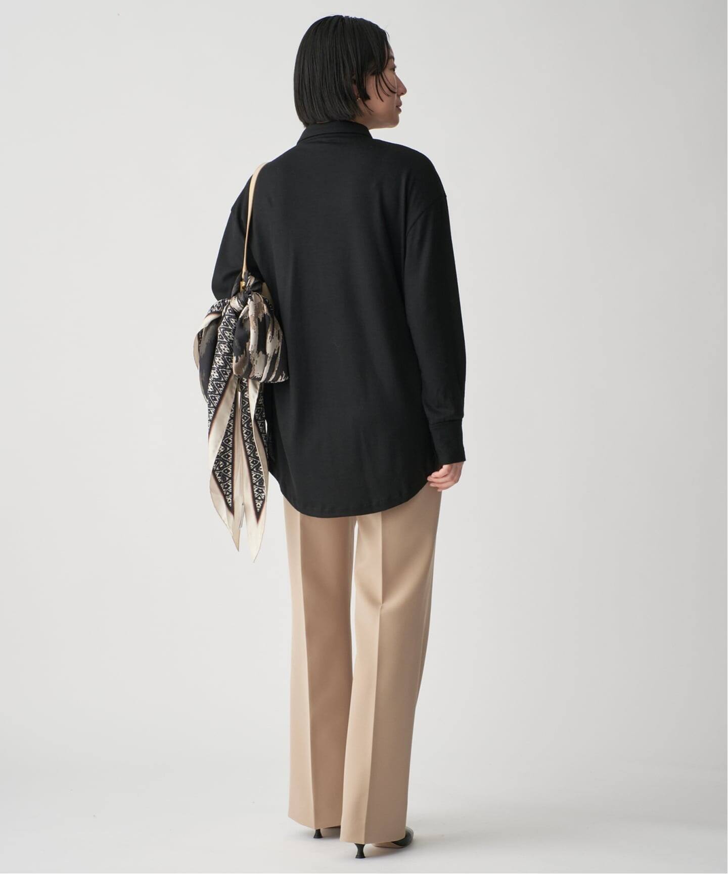 VERMEIL par iena ダブルクロス ストレッチパンツ ダブルクロス ストレッチパンツ（スラックス）｜VERMEIL par iena