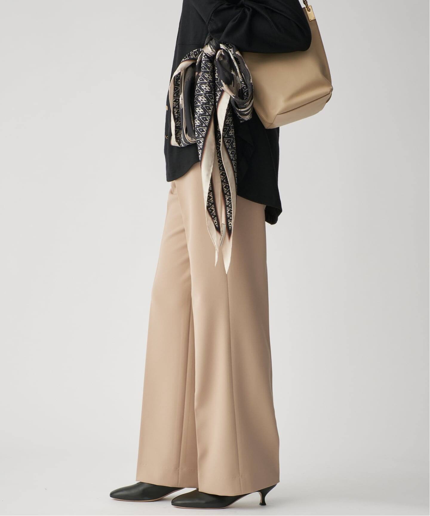 追加2》ダブルクロスストレッチパンツ（スラックス）｜VERMEIL par