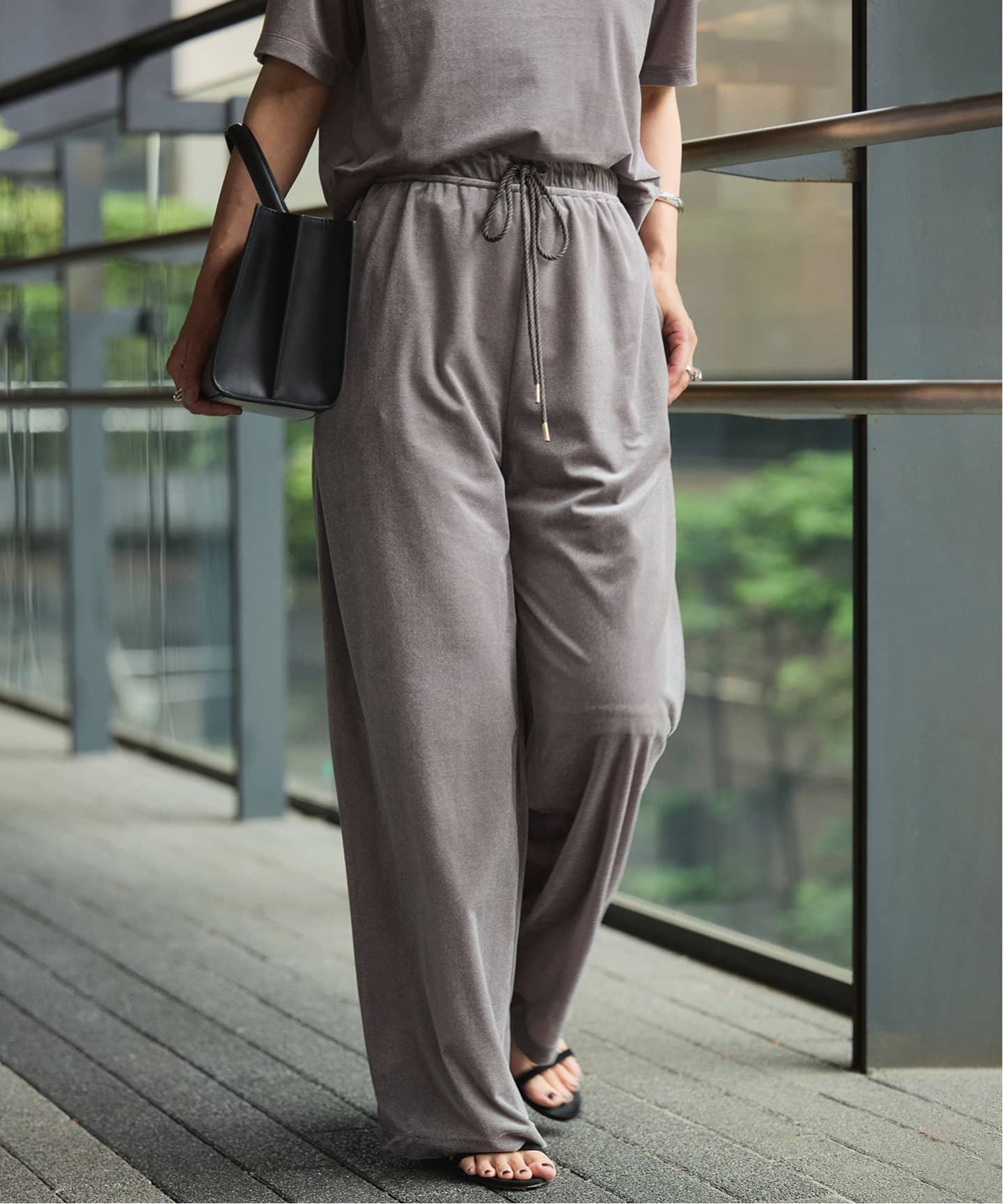 SHEER VELOUR EASY パンツ（その他パンツ）｜VERMEIL par iena