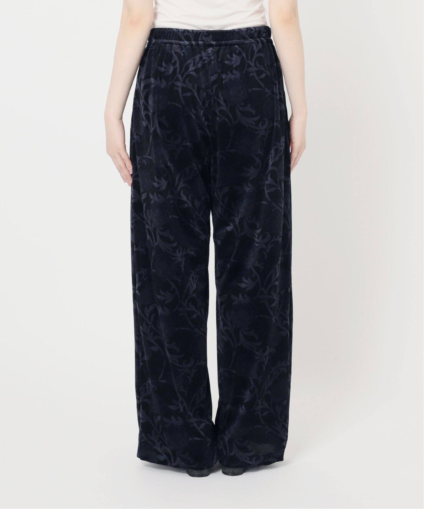 SHEER VELOUR PRINT EASY パンツ（その他パンツ）｜VERMEIL par
