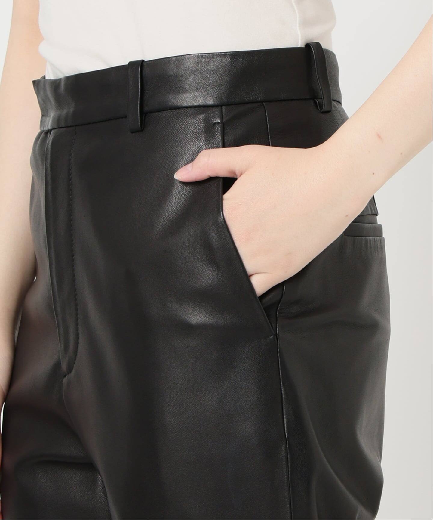 レザーストレートパンツ（その他パンツ）｜VERMEIL par iena