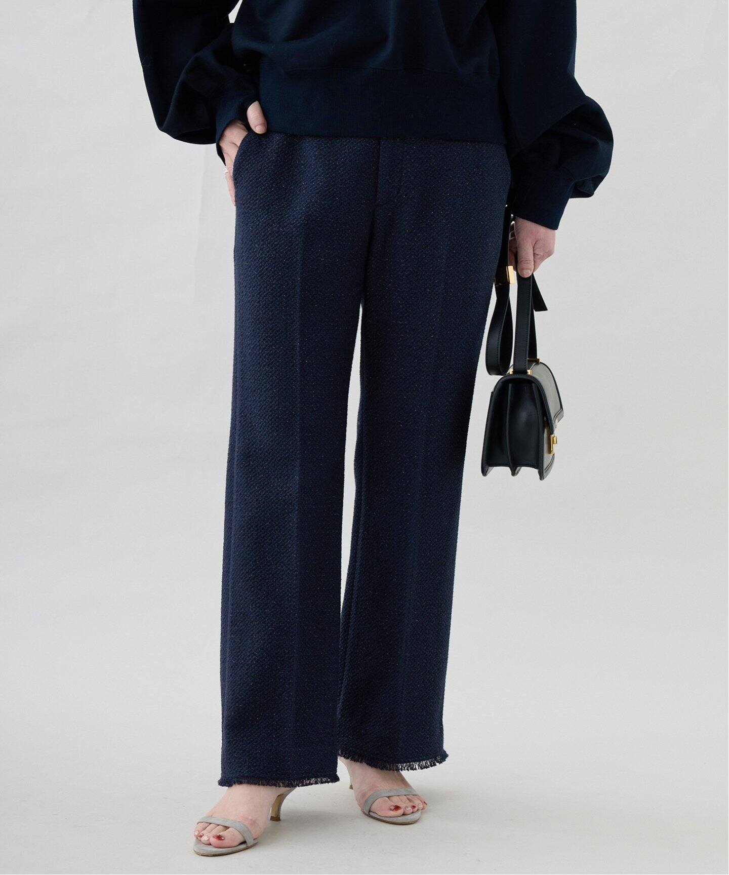 tweed センタープレスパンツ（その他パンツ）｜VERMEIL par iena 