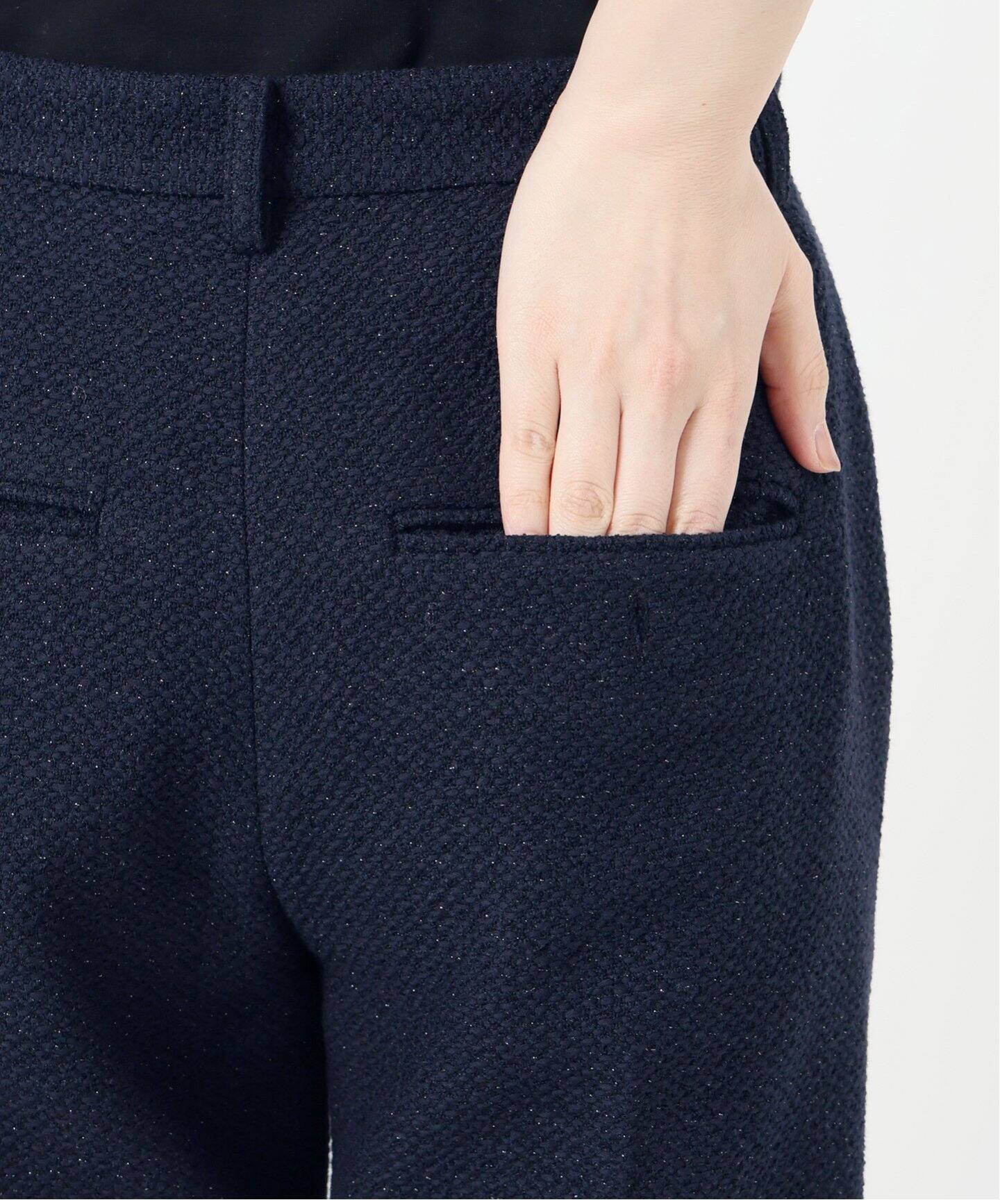 tweed センタープレスパンツ（その他パンツ）｜VERMEIL par iena 