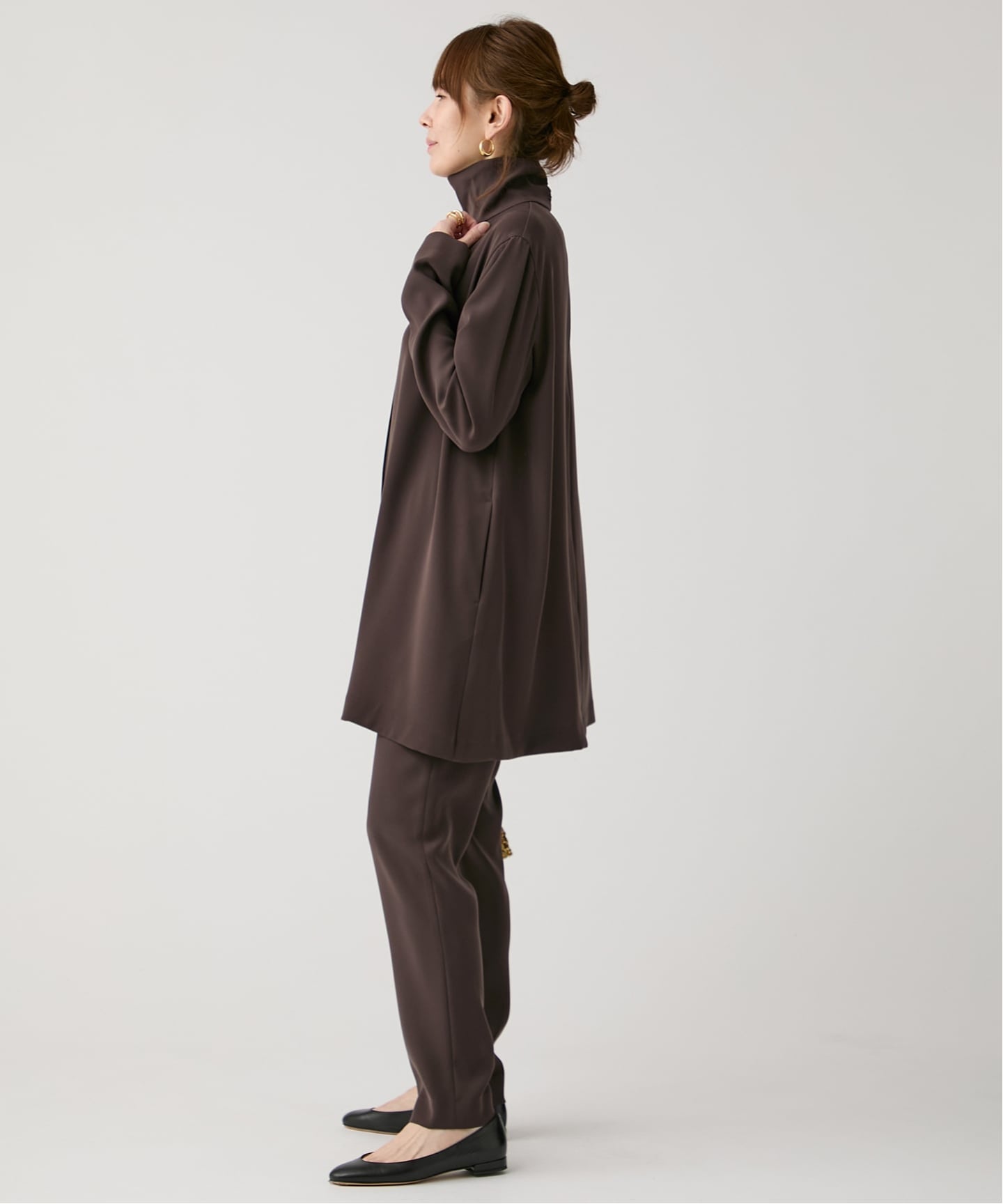 VERMEIL par ienaツイルストレッチスリムパンツ 36 追加3》ツイルストレッチスリムパンツ（スラックス）｜VERMEIL par