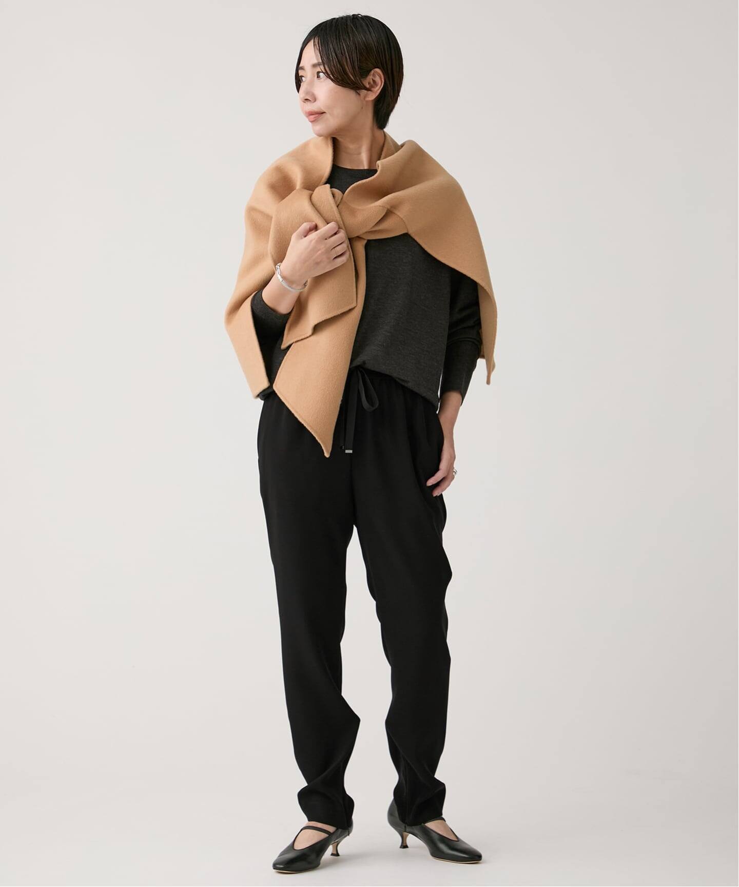 追加2》ツイルストレッチスリムパンツ（スラックス）｜VERMEIL par