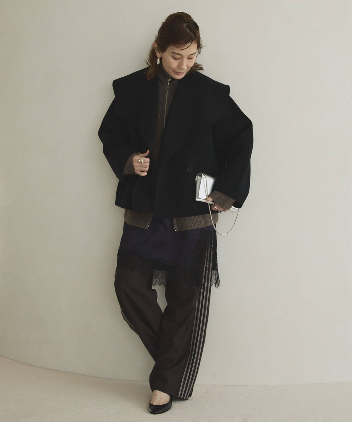 side line tuck パンツ（ジャージ／トラックパンツ）｜VERMEIL par