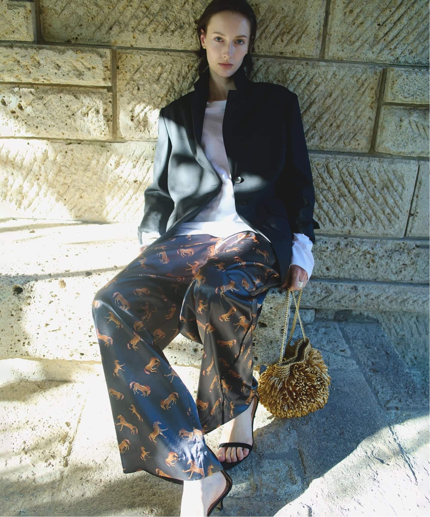 Horsey Pattern パンツ（スラックス）｜VERMEIL par iena