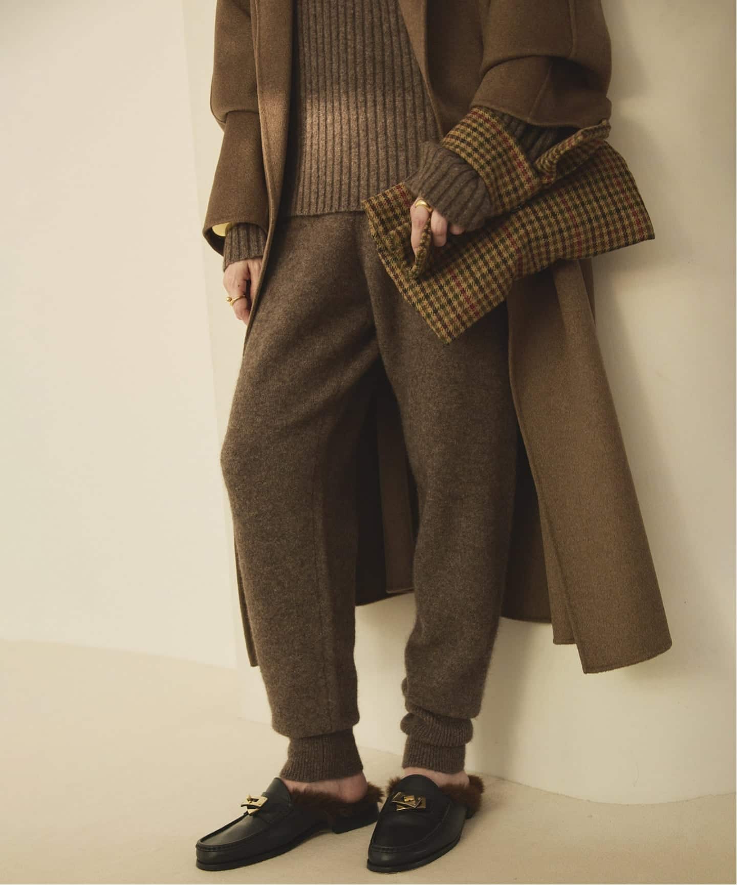 wool yak mix Knit パンツ（その他パンツ）｜VERMEIL par iena