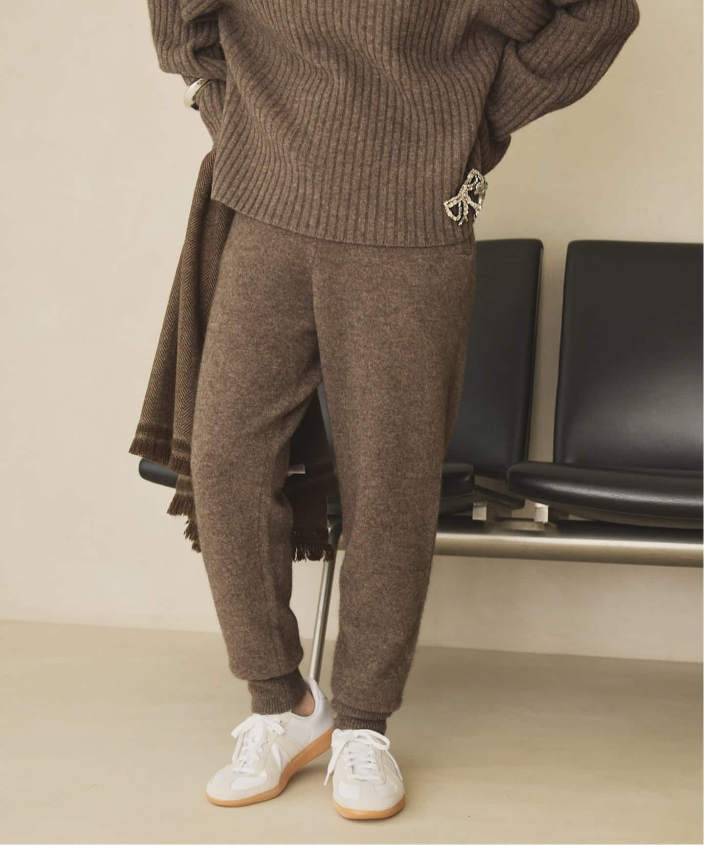 VERMEIL par IENA ヤクウールニットパンツ wool yak mix Knit パンツ（その他パンツ）｜VERMEIL par iena