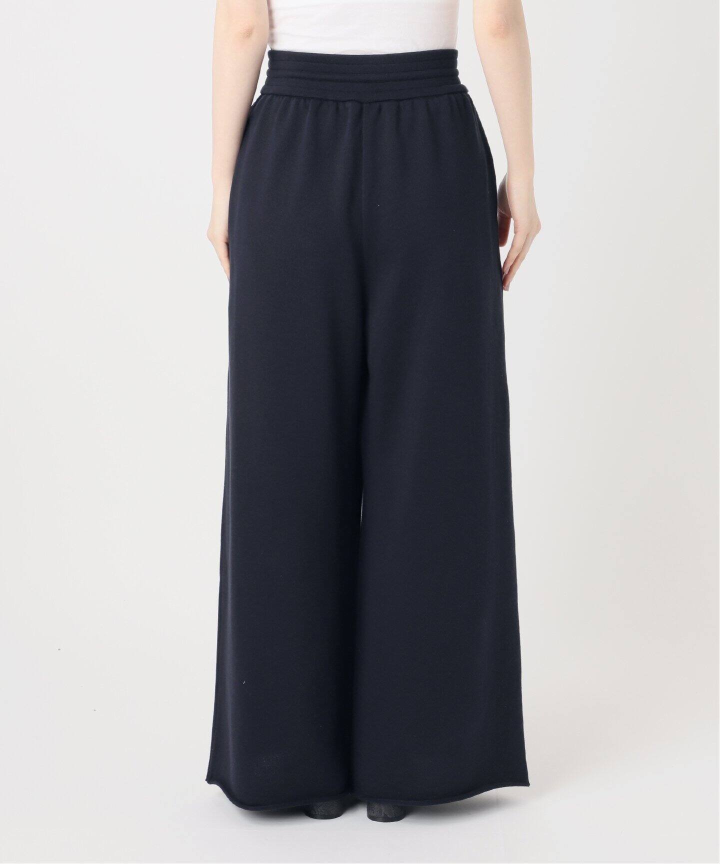 ギザコットンタックニットワイドパンツ（その他パンツ