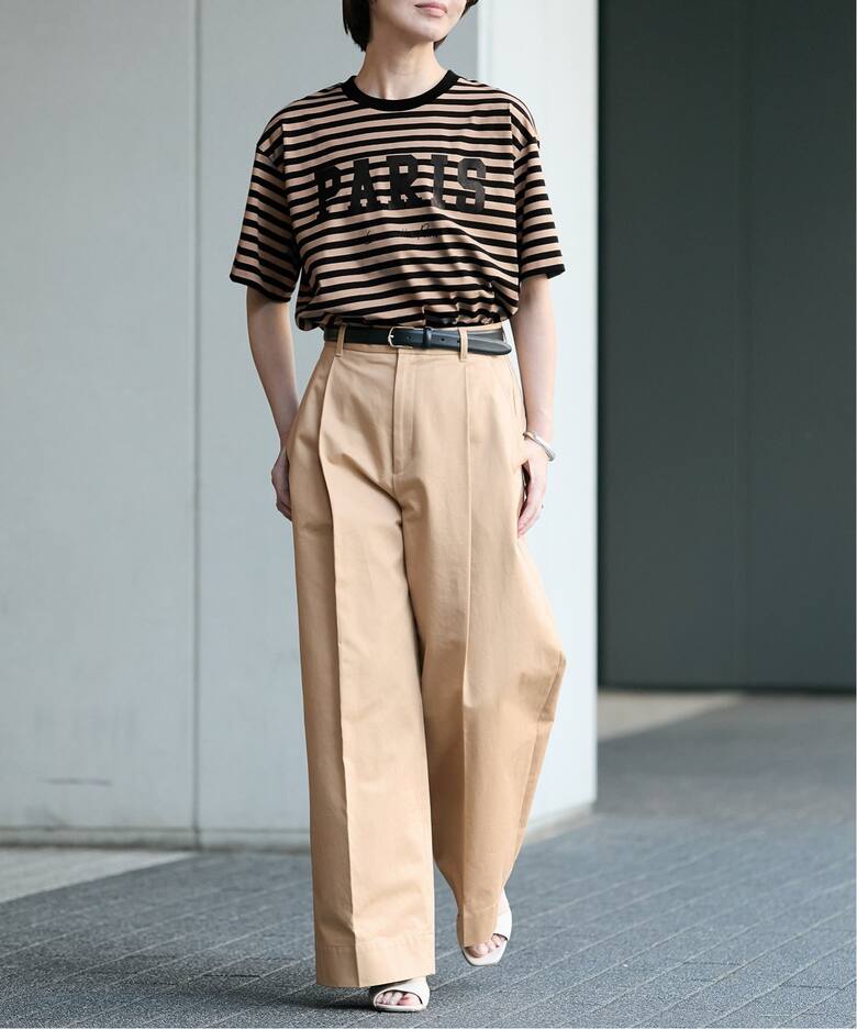 チノワイドパンツ（チノパンツ）｜VERMEIL par iena（ヴェルメイユ  