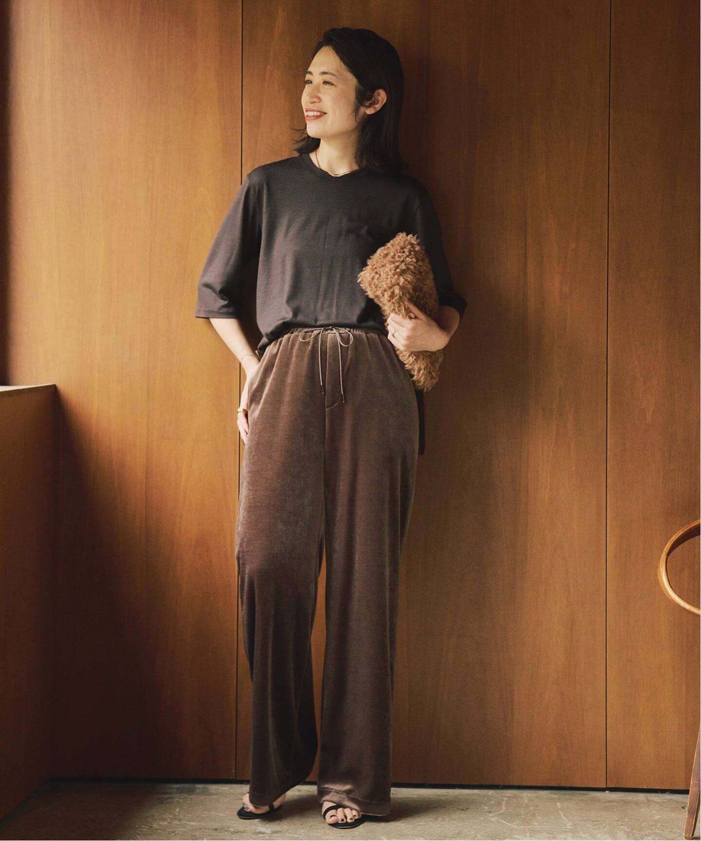 トリアセベロアパンツ（その他パンツ）｜VERMEIL par iena