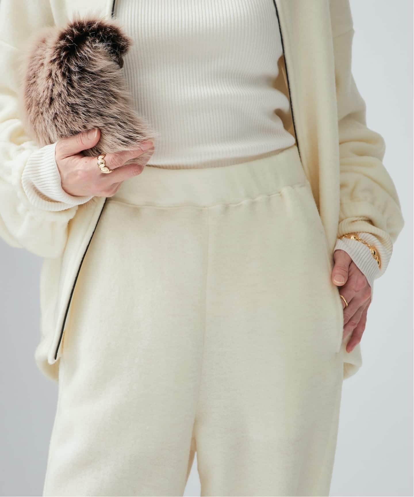 Wool fleece パンツ（その他パンツ）｜VERMEIL par iena（ヴェルメイユ