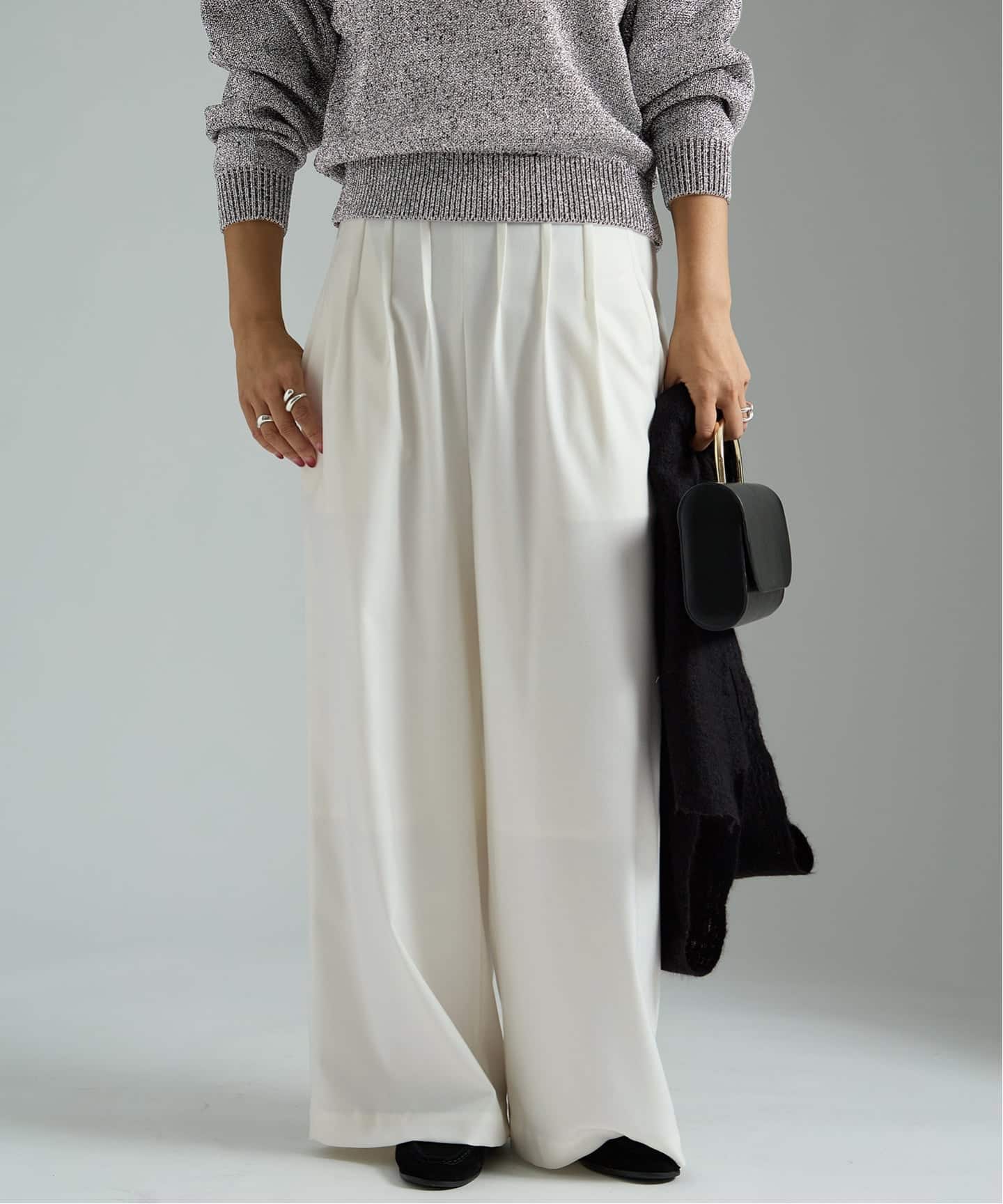 タックギャザーパンツ（スラックス）｜VERMEIL par iena（ヴェルメイユ