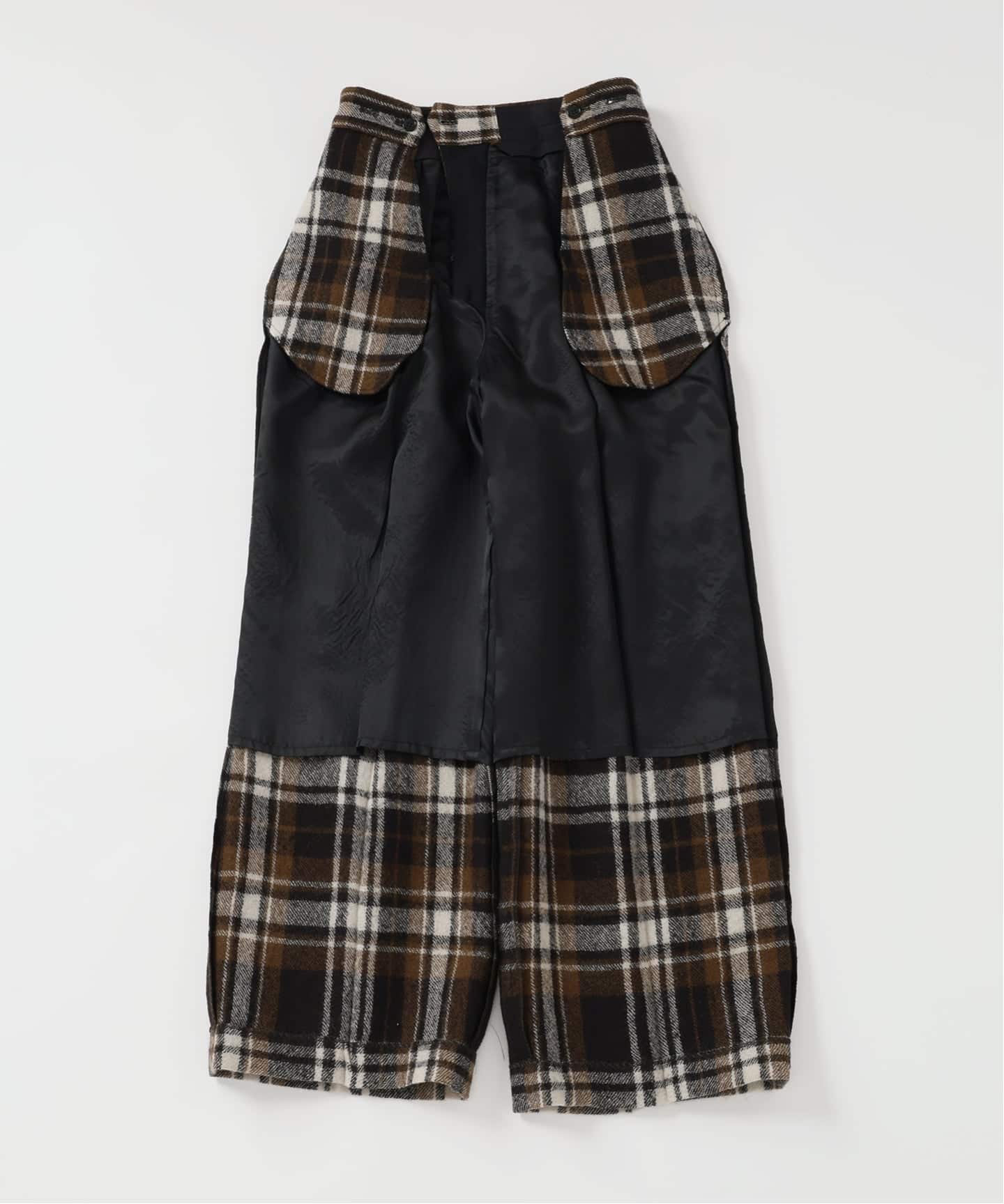 INSCRIRE アンスクリア Check Wide パンツ I25AWPT171A（スラックス