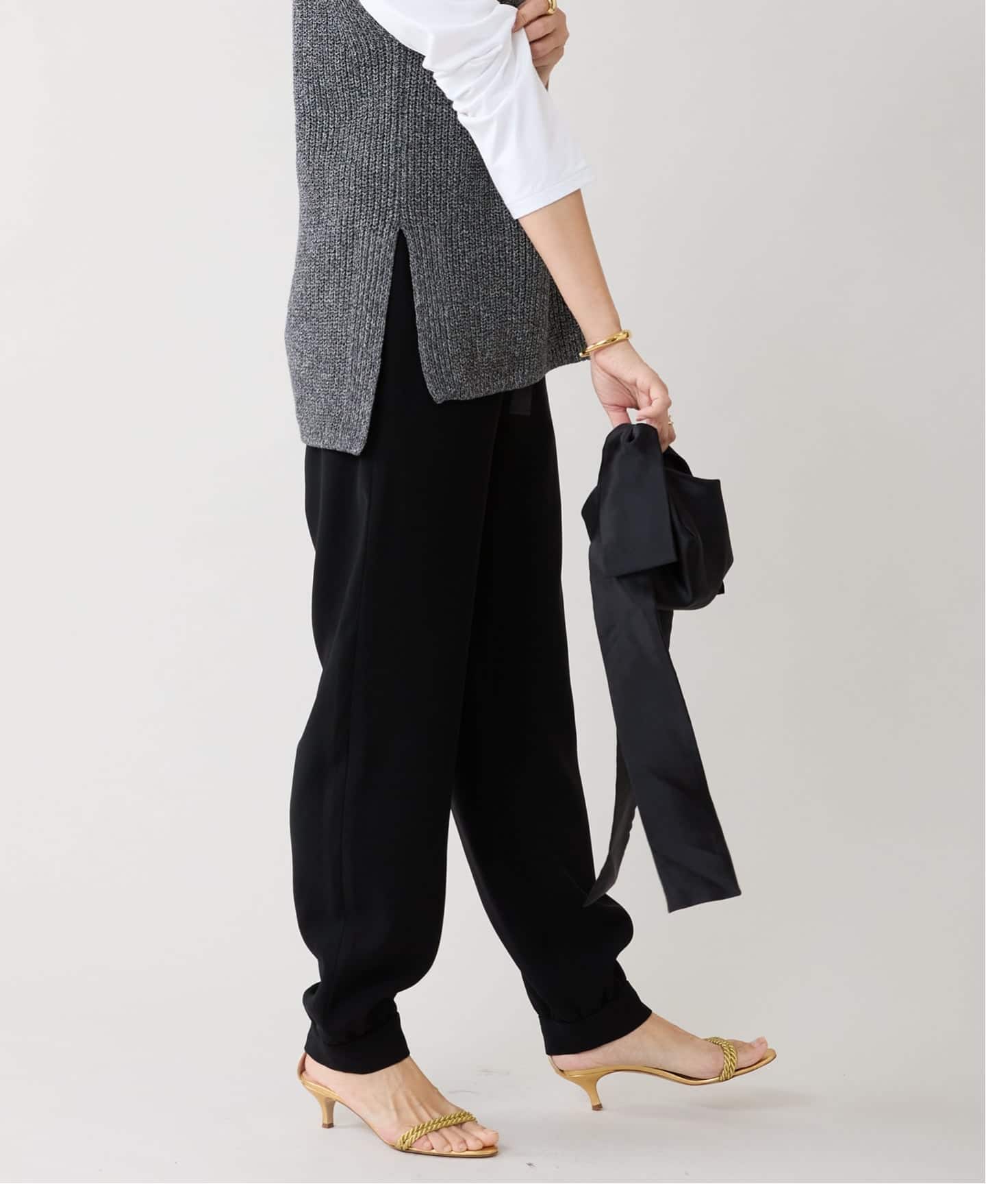SAQUI サキ TAPERED JOGGER パンツ 25FW13（ジャージ／トラックパンツ