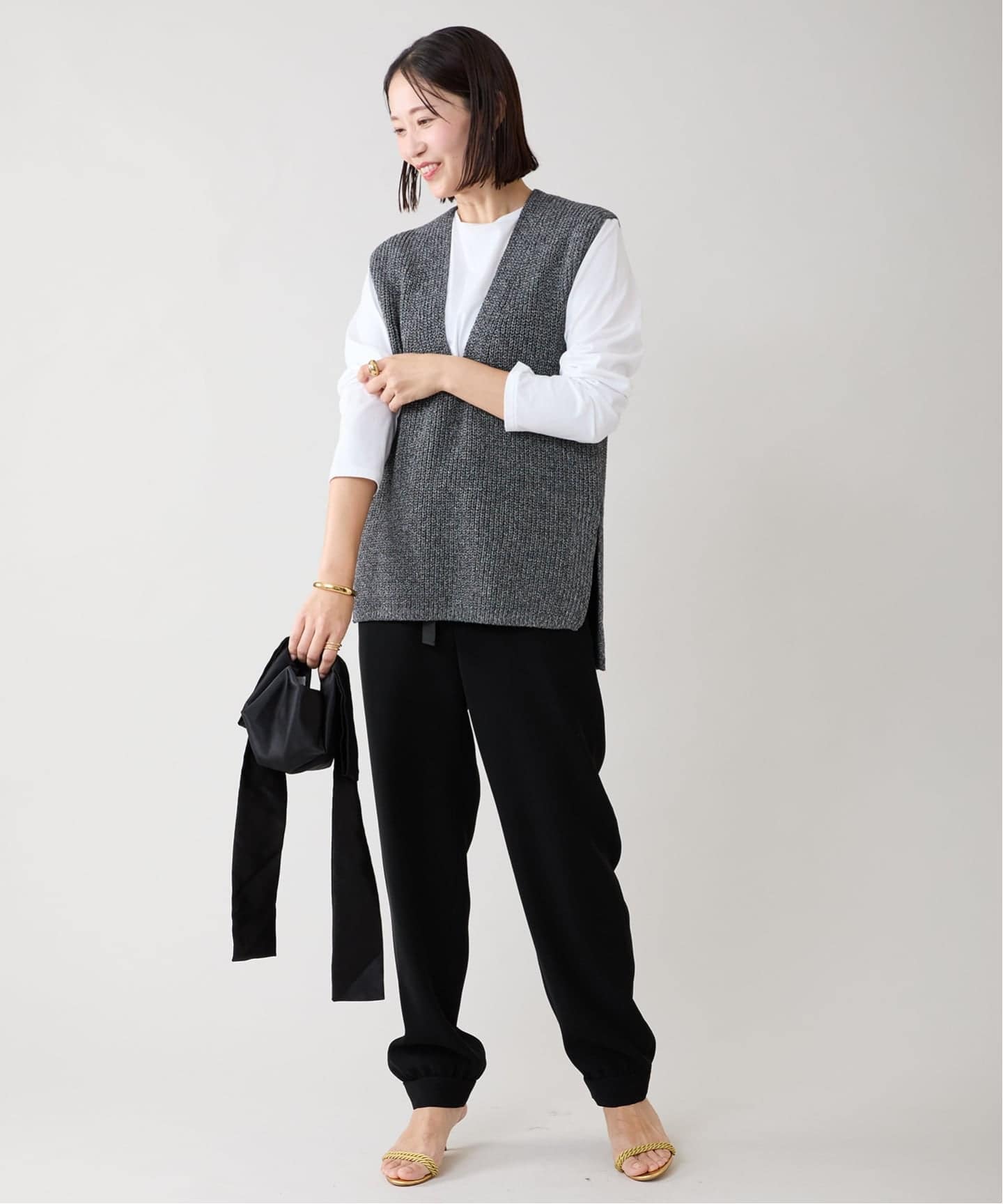 パンツ VERMEIL par iena SAQUI TAPERED JOGGER ヴェルメイユ パー イエナ VERMEIL par iena SAQUI（サキ） TAPERED