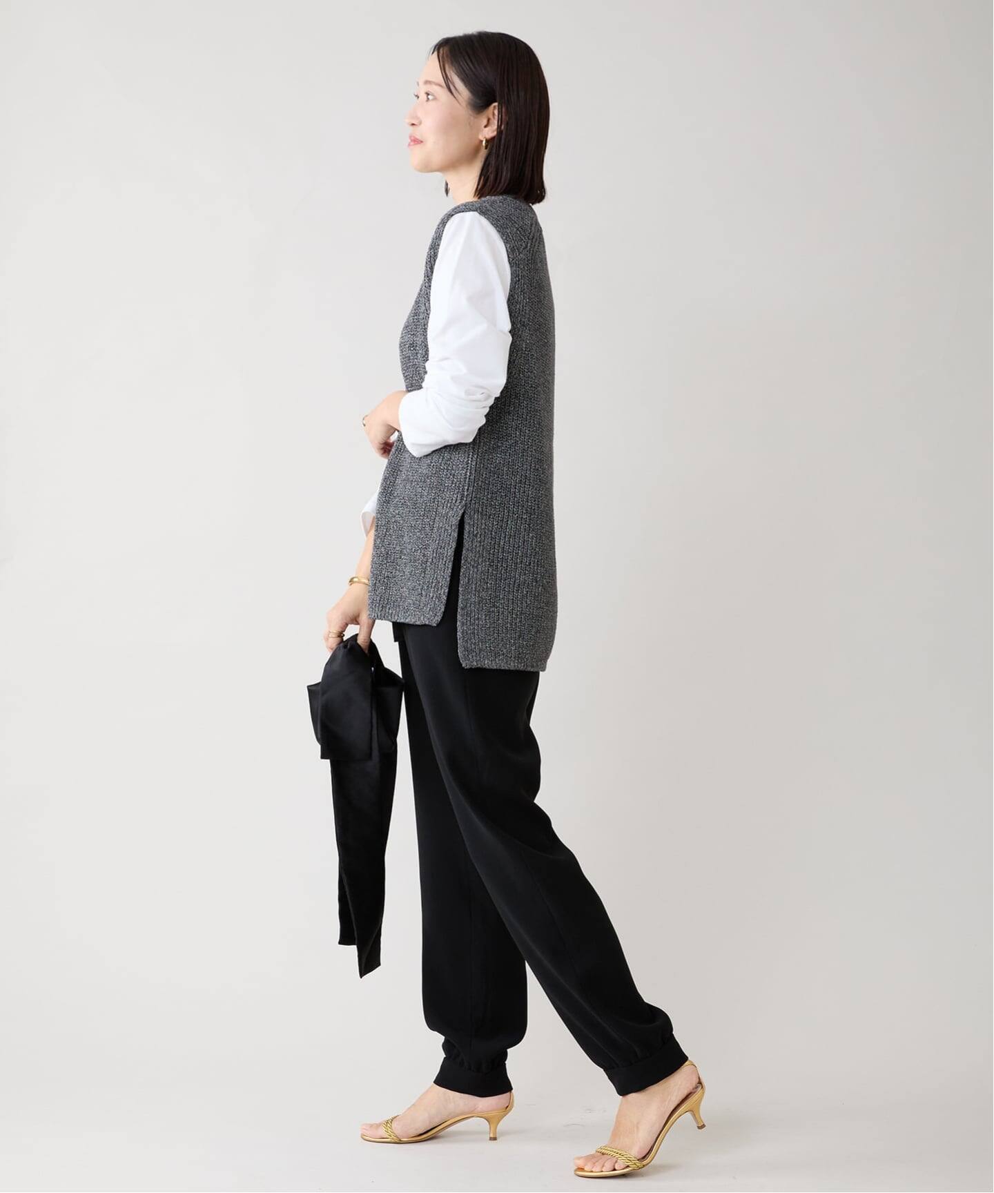 SAQUI サキ TAPERED JOGGER パンツ 25FW13（ジャージ／トラックパンツ