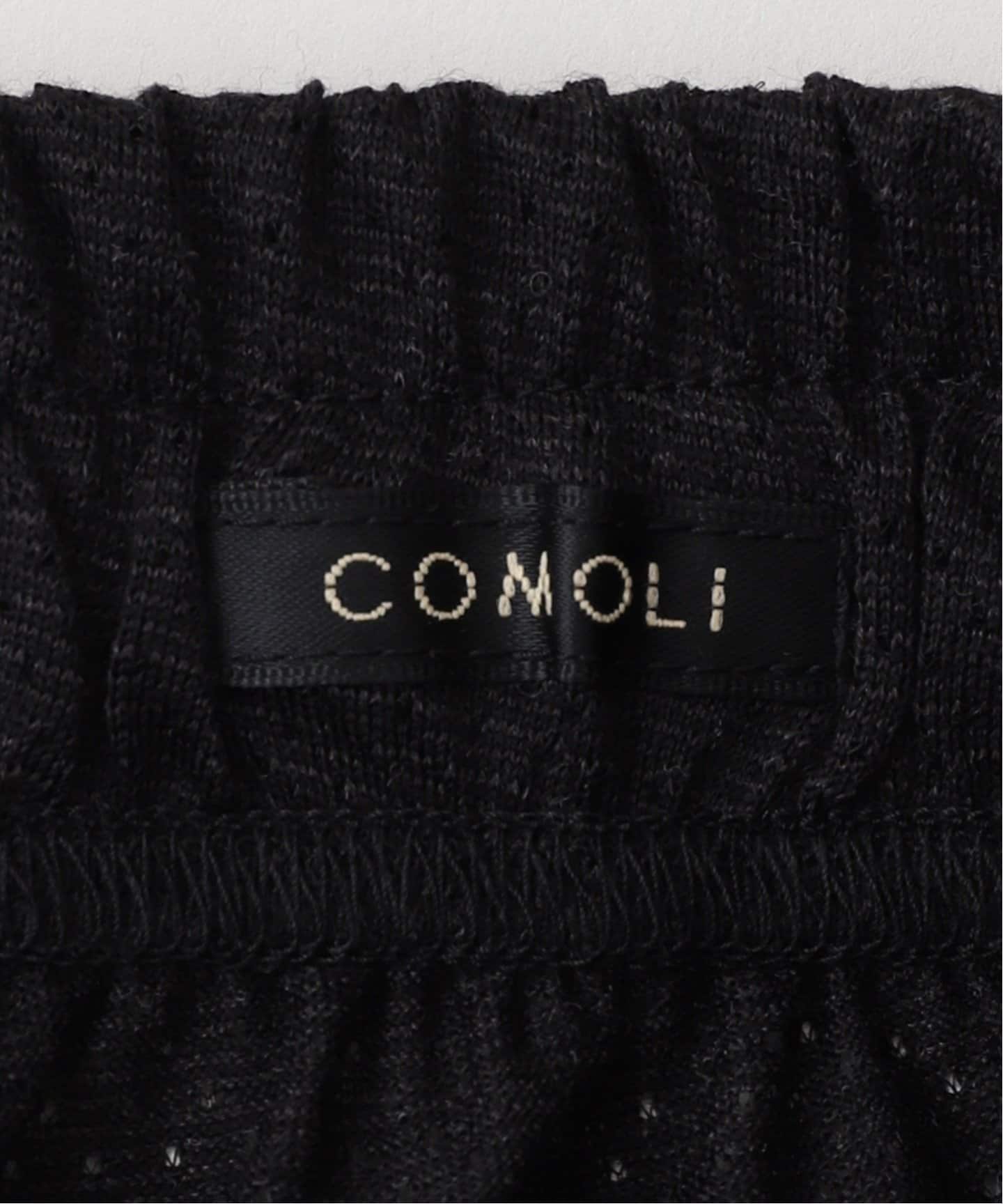 yleve オーラリー comoli cale レショップ heugn neat COMOLI / コモリ】 フェードブラック ニータックパンツ B01-030