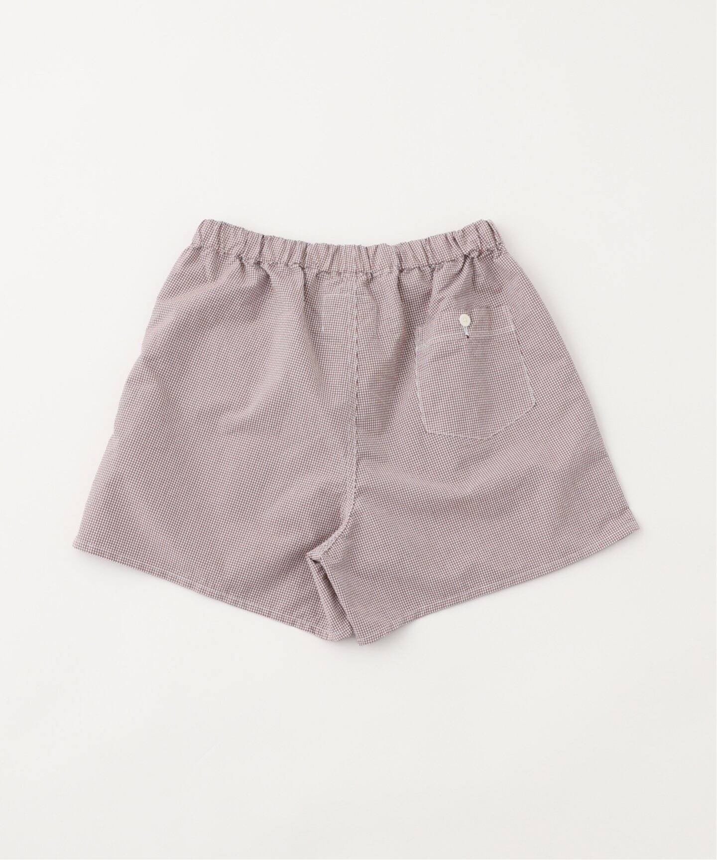 RE-PURPOSE / リパーパス】 gingham shorts（ショート・ハーフパンツ