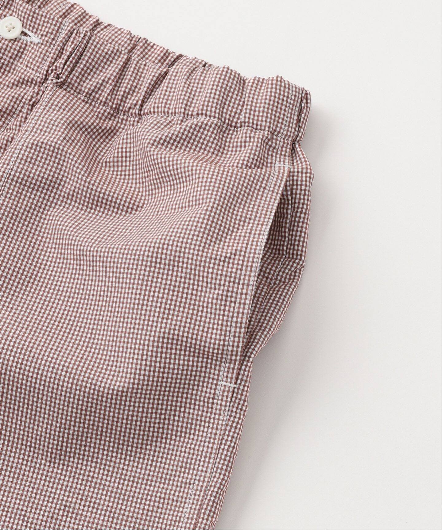 RE-PURPOSE / リパーパス】 gingham shorts（ショート・ハーフパンツ