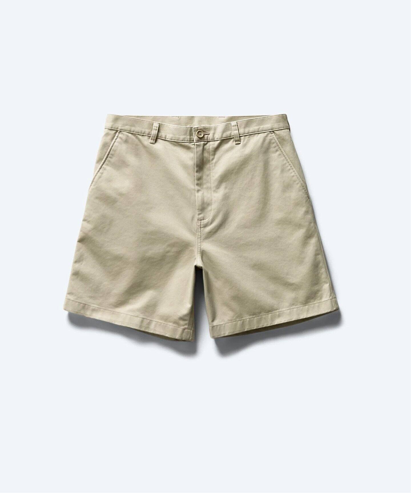 REIGNING CHAMP（レイニングチャンプ）  ハーフパンツ ベージュ COTTON CHINO IVY SHORT 7 RC-5590（ショート・ハーフパンツ