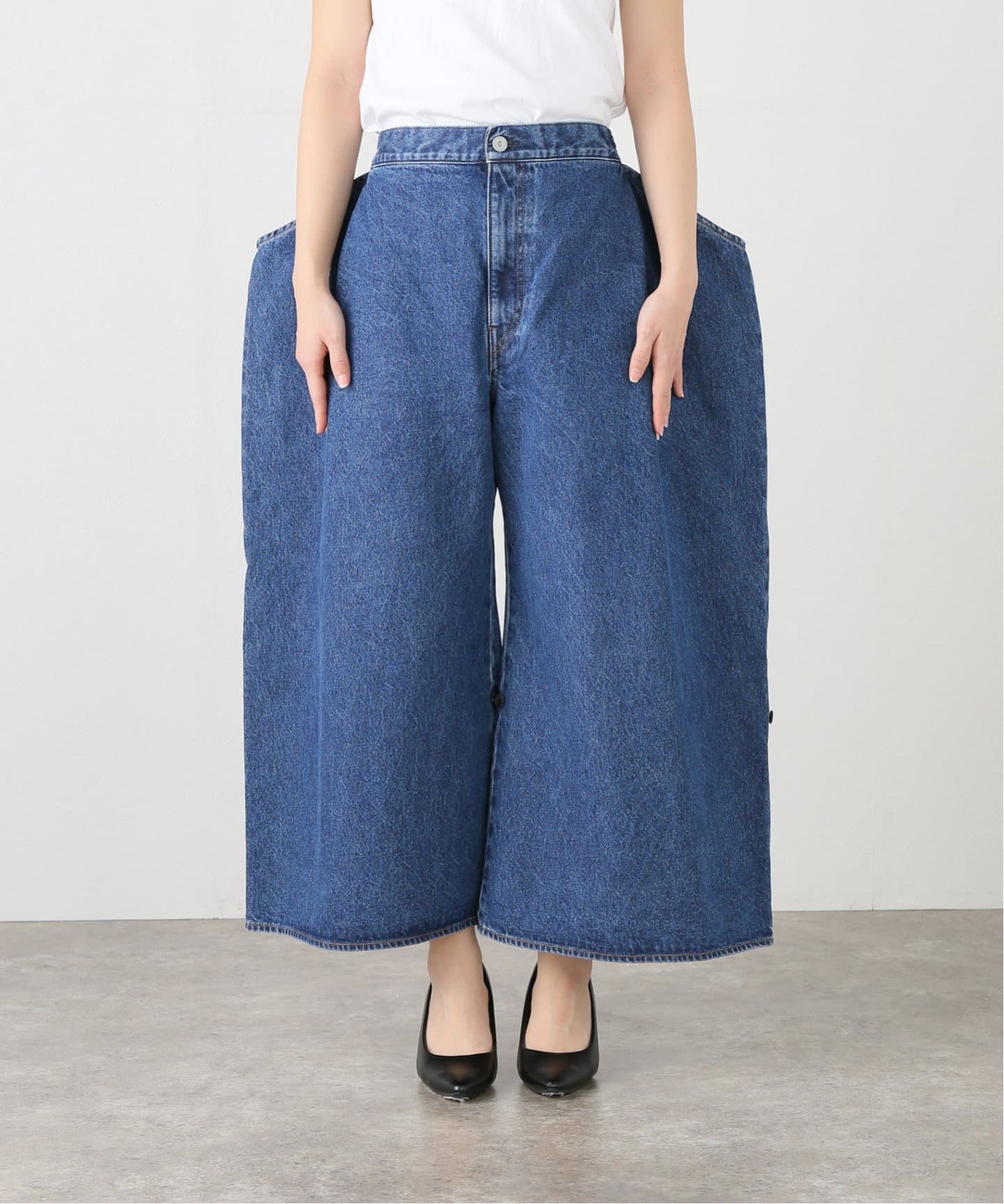 KURO PAPER FOLDING DENIM PANTS（デニムパンツ・ジーンズ）｜BOICE