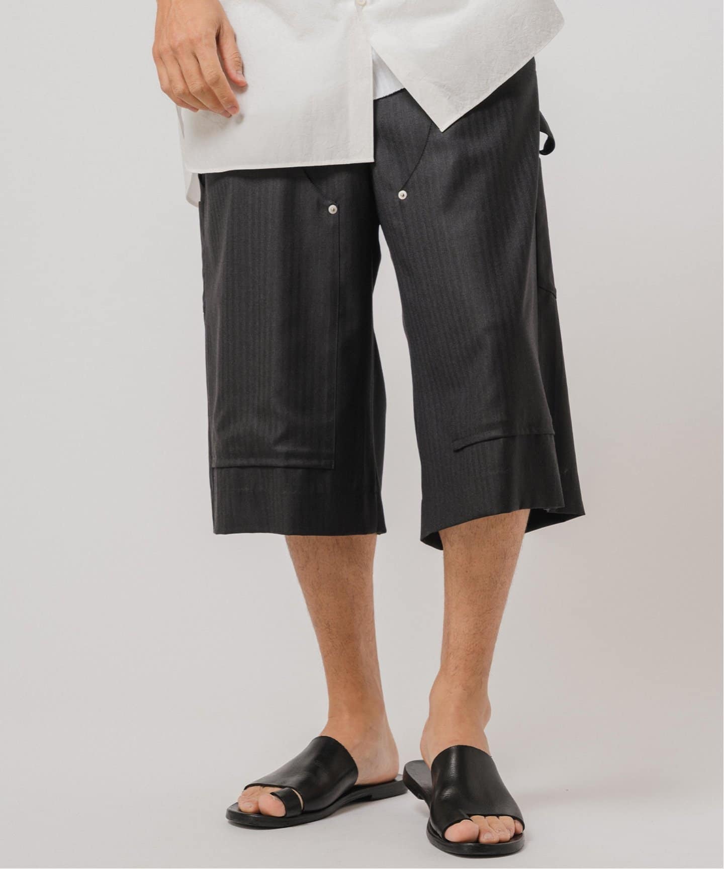 E.Loro Piana Fabric ペインター バギー ショーツ（ショート
