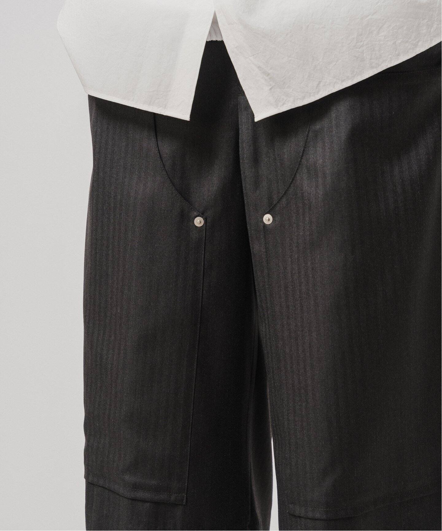 E.Loro Piana Fabric ペインター バギー ショーツ（ショート