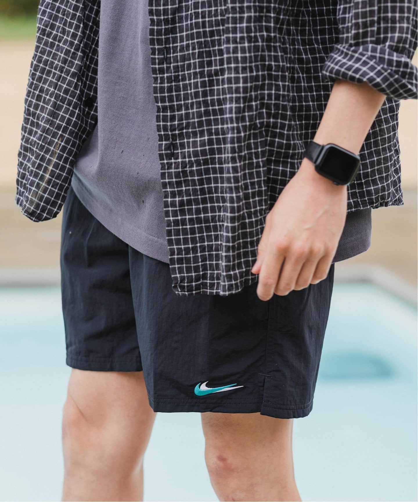 NIKE SWIM ナイキスイムExclusive スウォッシュ ボレーショーツ EDIFICE｜NIKE SWIM (ナイキ スイム) Exclusive スウォッシュ