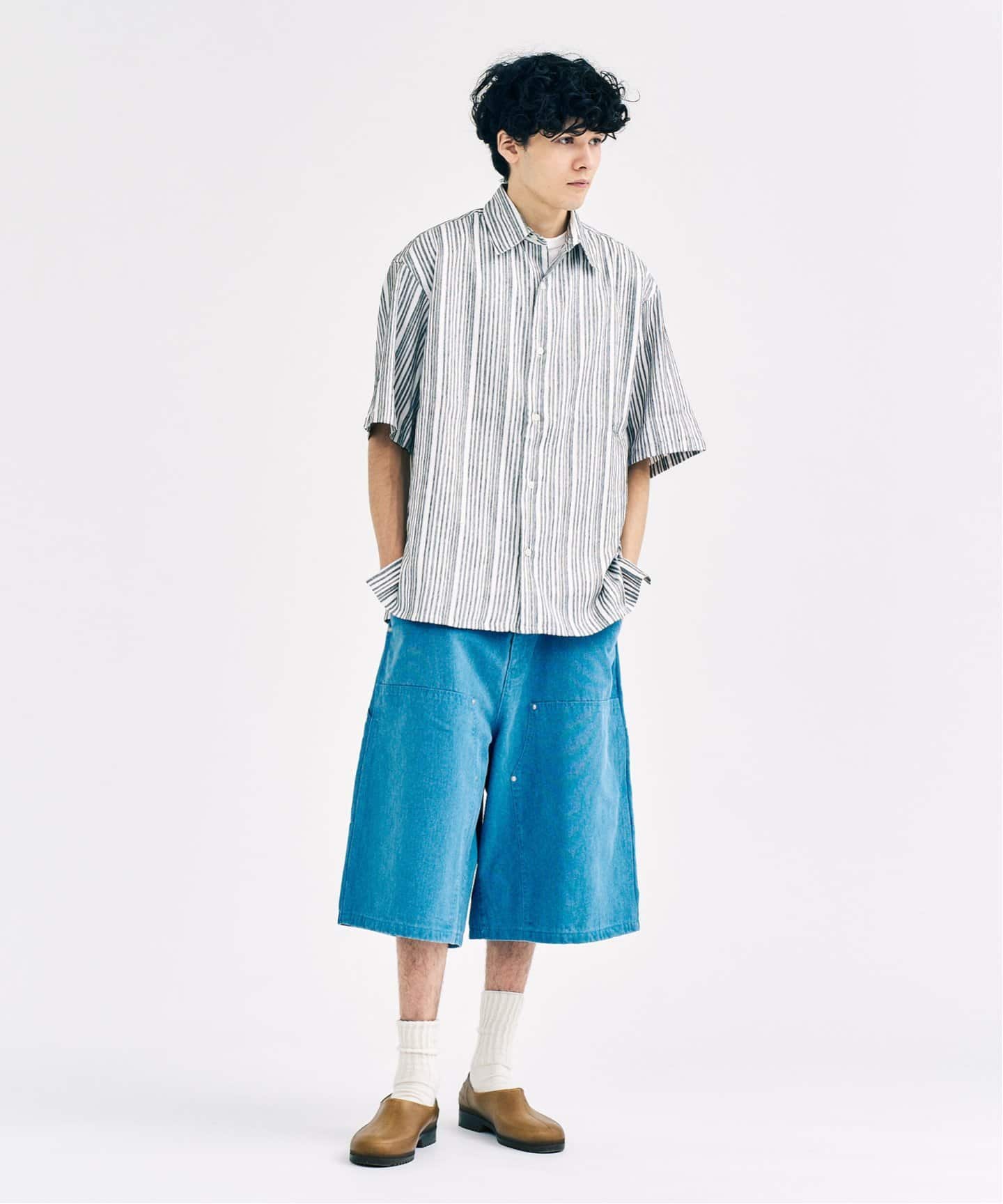 BLESS Ü ダックウォッシュダブルニーショーツ ダックダブルニーショーツ（ショート・ハーフパンツ）｜417