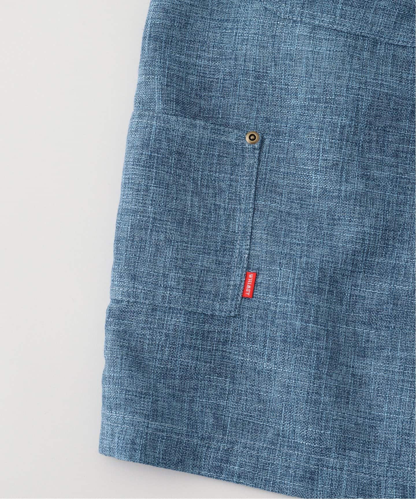 Whimsy / ウィムジー LINEN PAINTER BAGGY SHORT（ショート・ハーフ