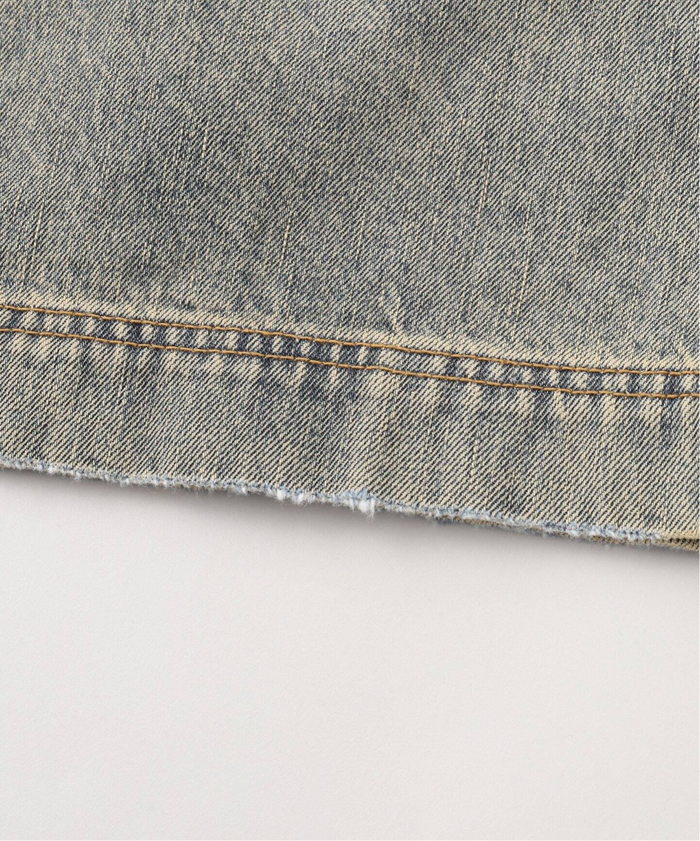 entire studios D-shorts ハーフパンツ ショーツ デニム ENTIRE STUDIOS Dロゴ パッチ ショートパンツ | ブラック | FARFETCH JP
