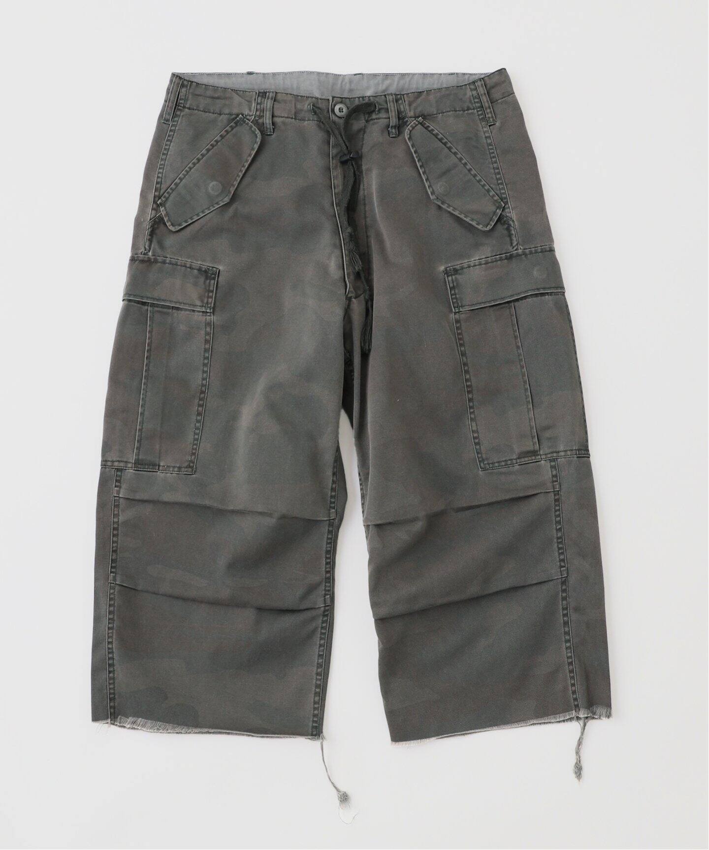 FOSTEX MCD / フォステックスエムシーディー ANTIQUE WASH CAMO CUTOFF