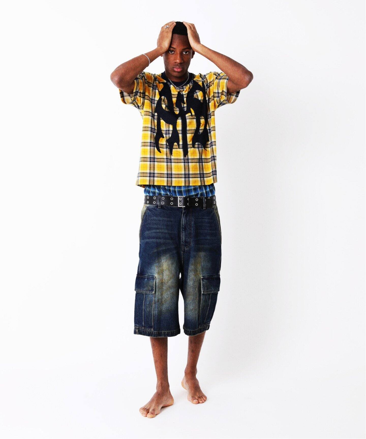 ハーフ・ショートパンツ YESEYESEE Striking Cargo Shorts 5FT1034 YESEYESEE Striking Cargo Shorts 5FT1034 (YESEYESEE/ハーフ