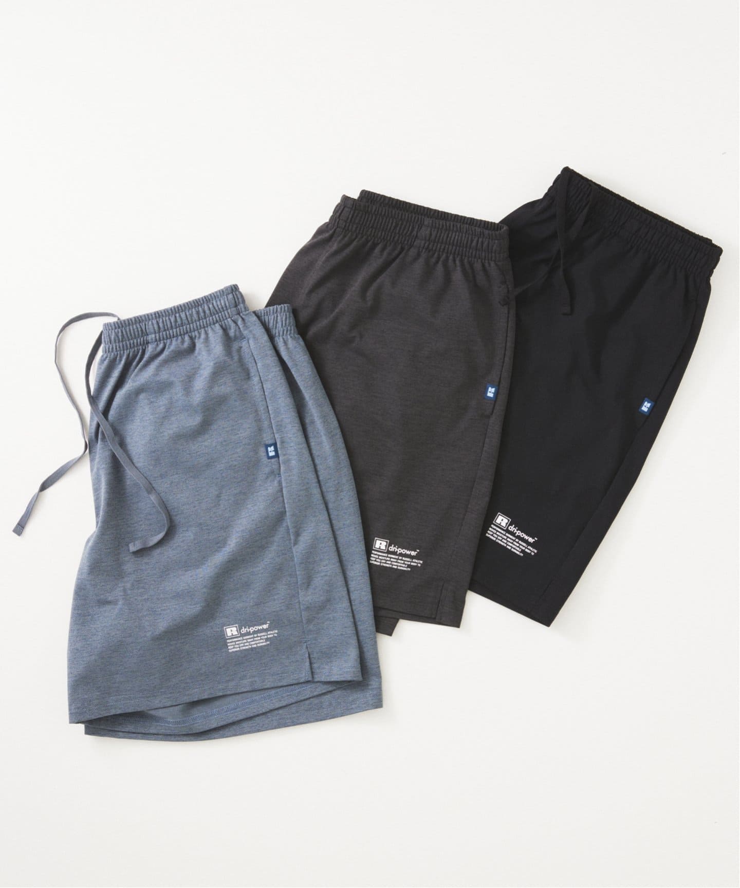 吸水速乾 RUSSELL ATHLETIC 別注 DRI-POWER(R) ショーツ（ショート