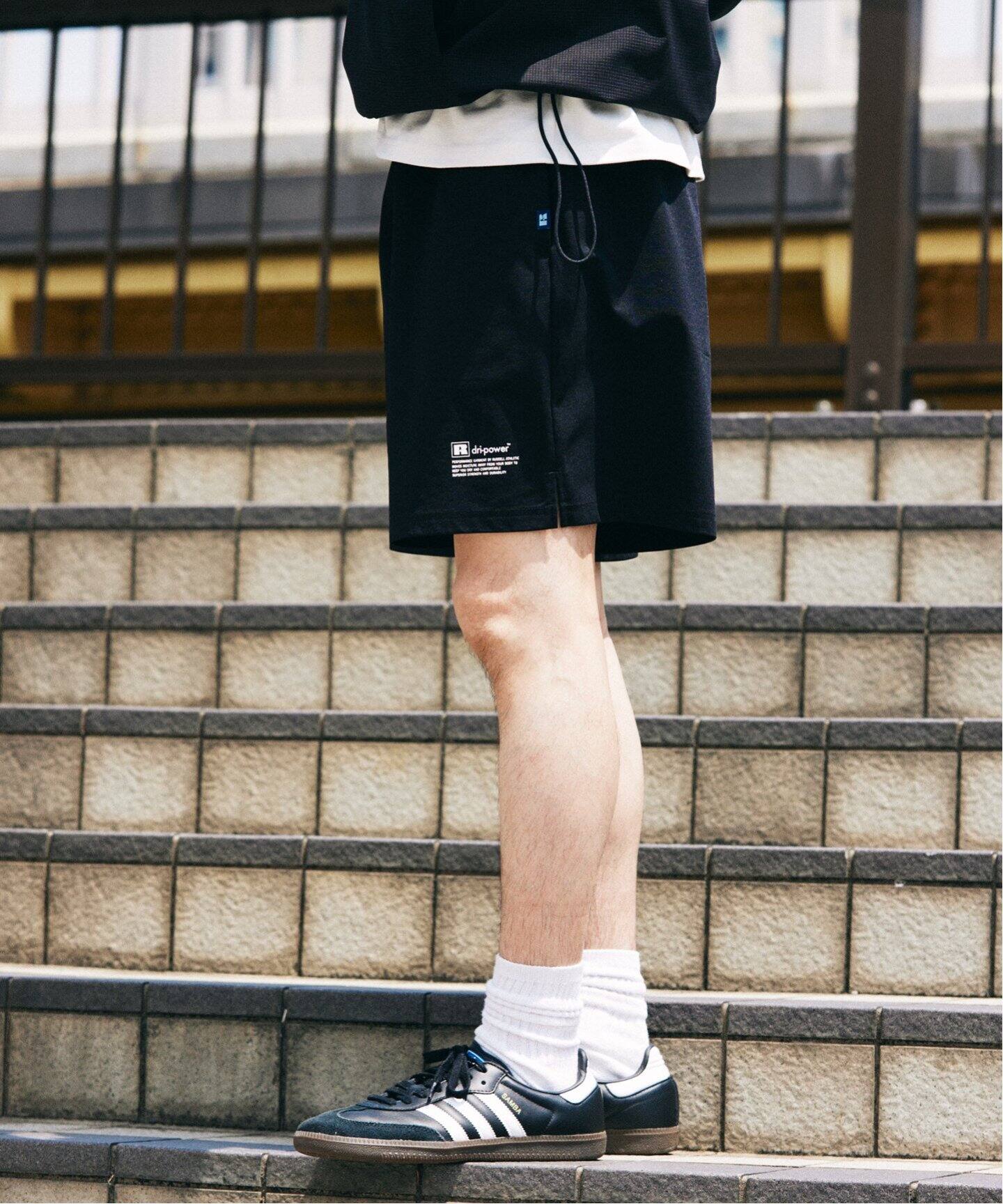 吸水速乾 RUSSELL ATHLETIC 別注 DRI-POWER(R) ショーツ（ショート