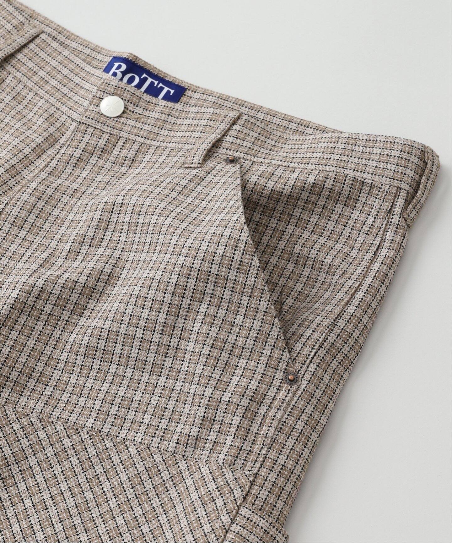 BoTT / ボット Plaid Double Knee Short（ショート・ハーフパンツ