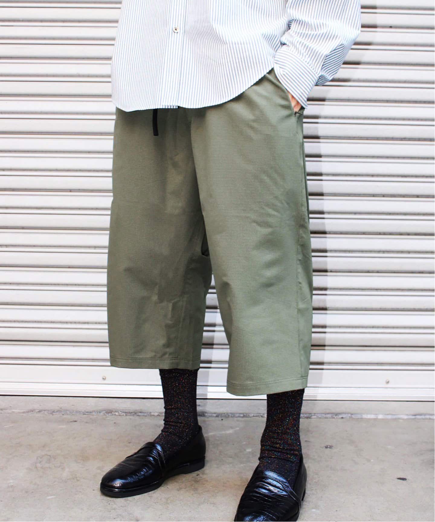 NEEDLES SPORTSWEAR】Warm Up Cropped Pant - Cool Dots