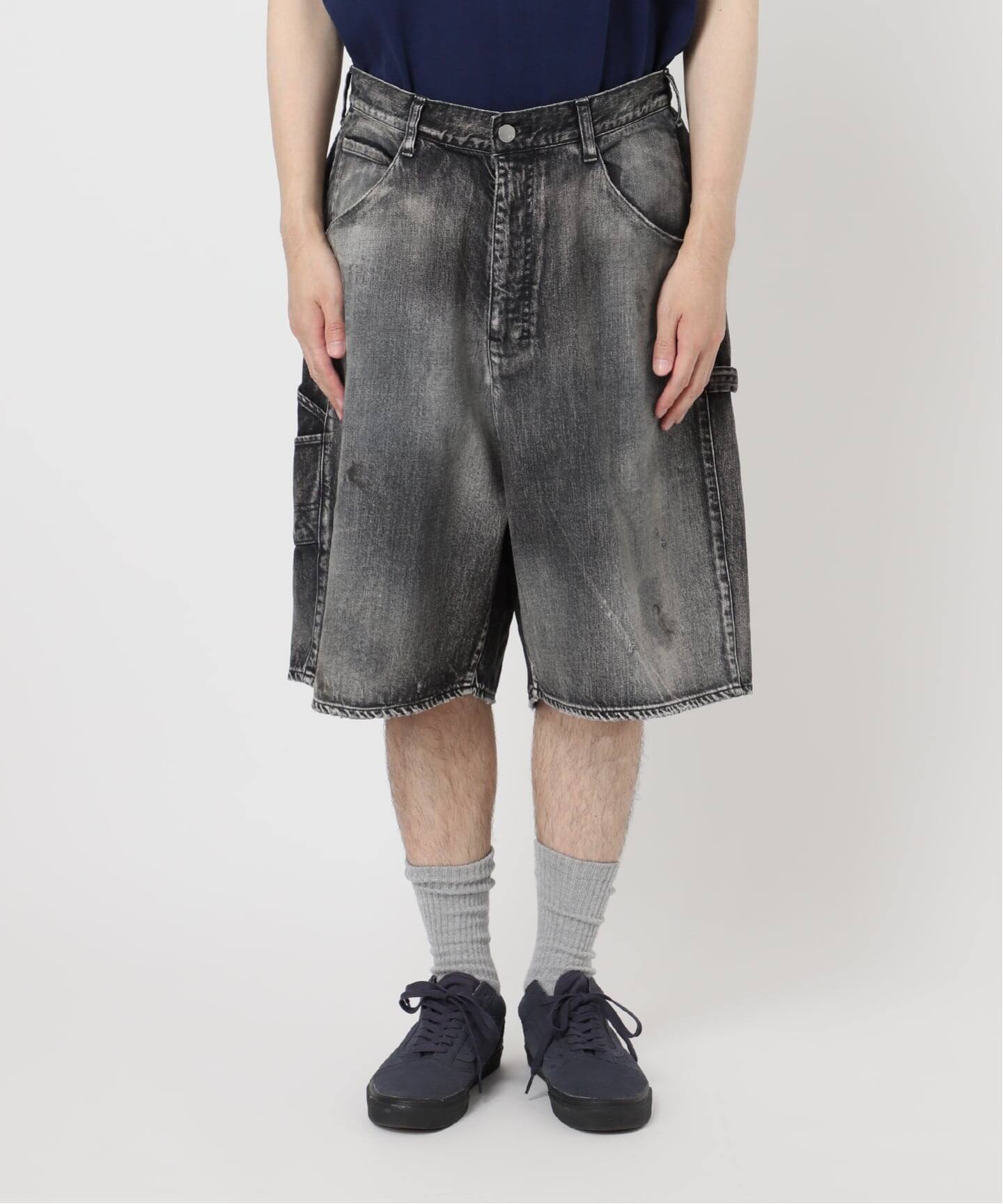 ANCELLM × WISM別注BOXY DENIM PAINTER SHORT ANCELLM × WISM別注 BOXY DENIM PAINTER SHORT（ショート