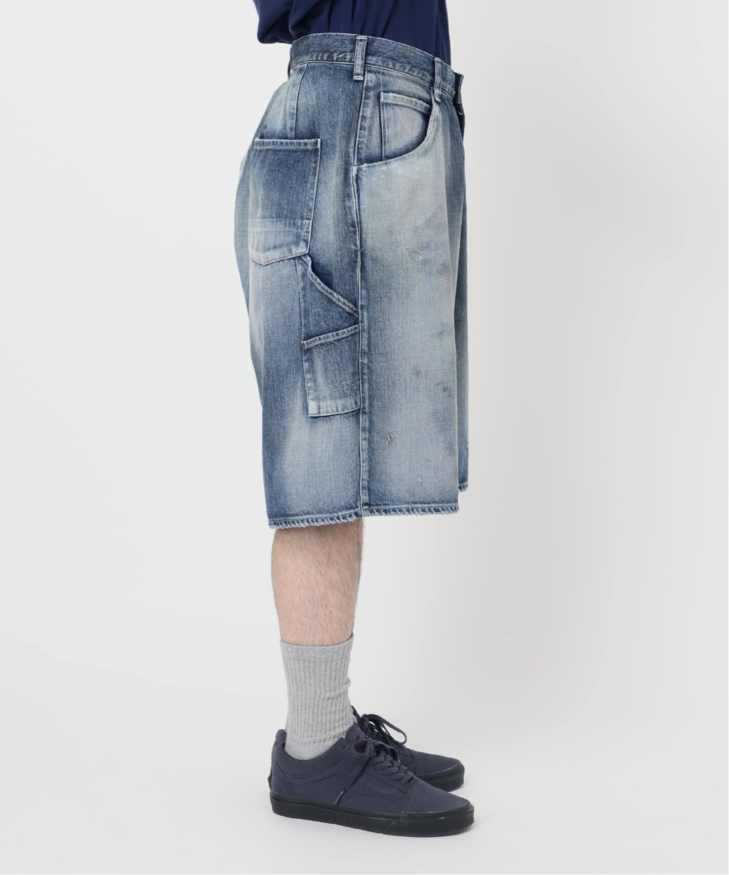 ANCELLM × WISM別注BOXY DENIM PAINTER SHORT ANCELLM × WISM別注 BOXY DENIM PAINTER SHORT（ショート