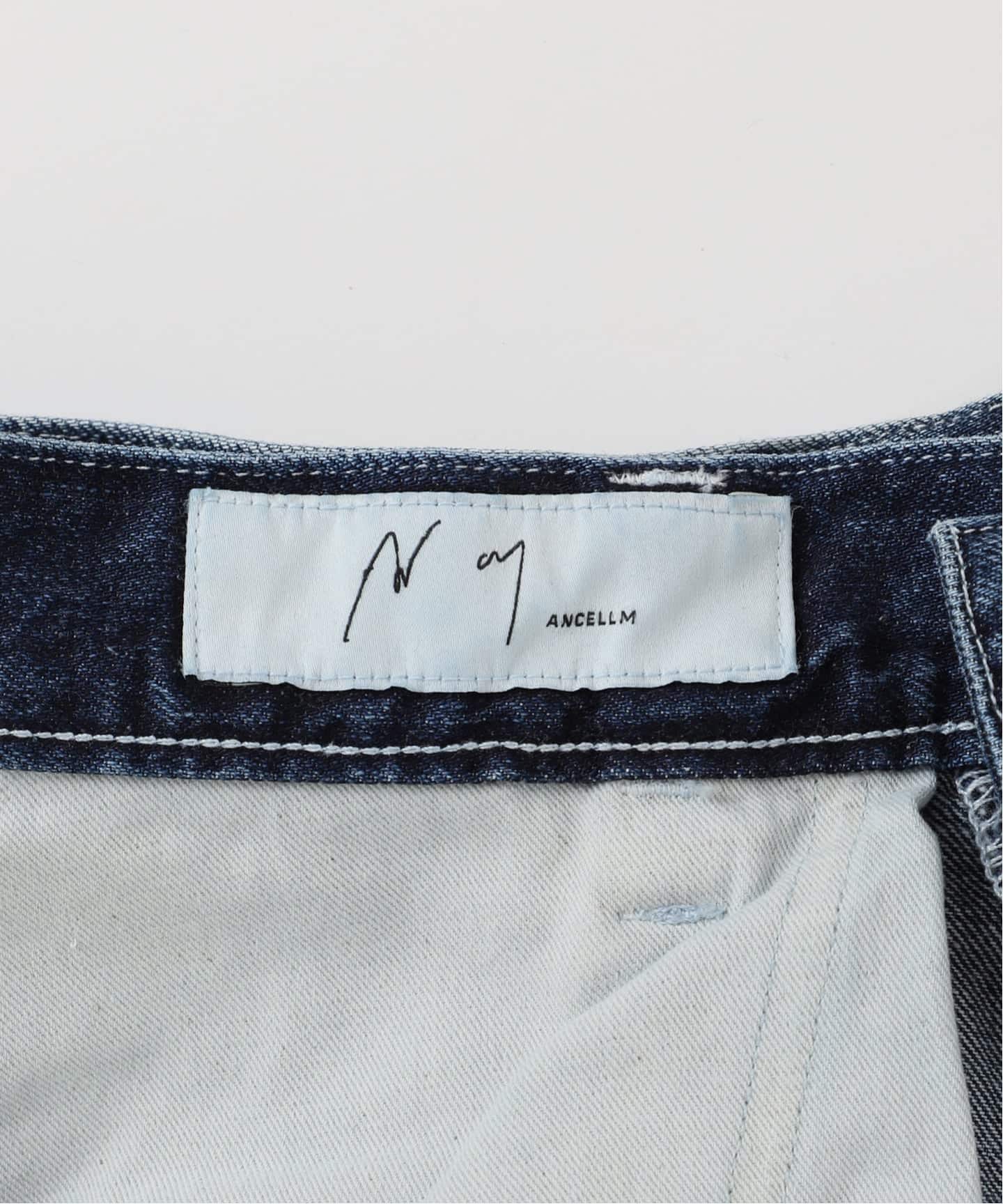ANCELLM × WISM別注 BOXY DENIM PAINTER SHORT（ショート