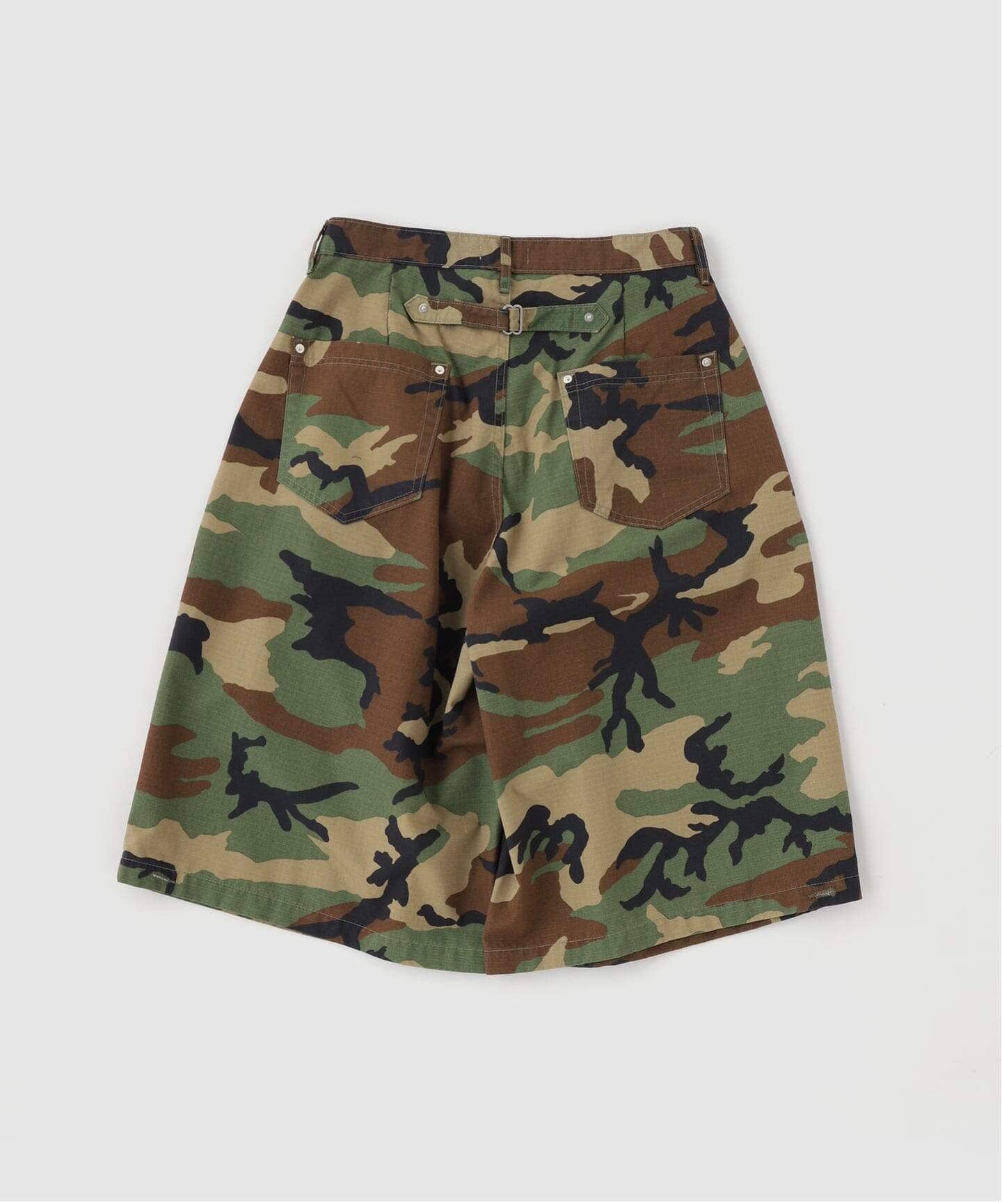 art COMMUNITY / アートコミュニティ Ripstop Camo Diptych Jort